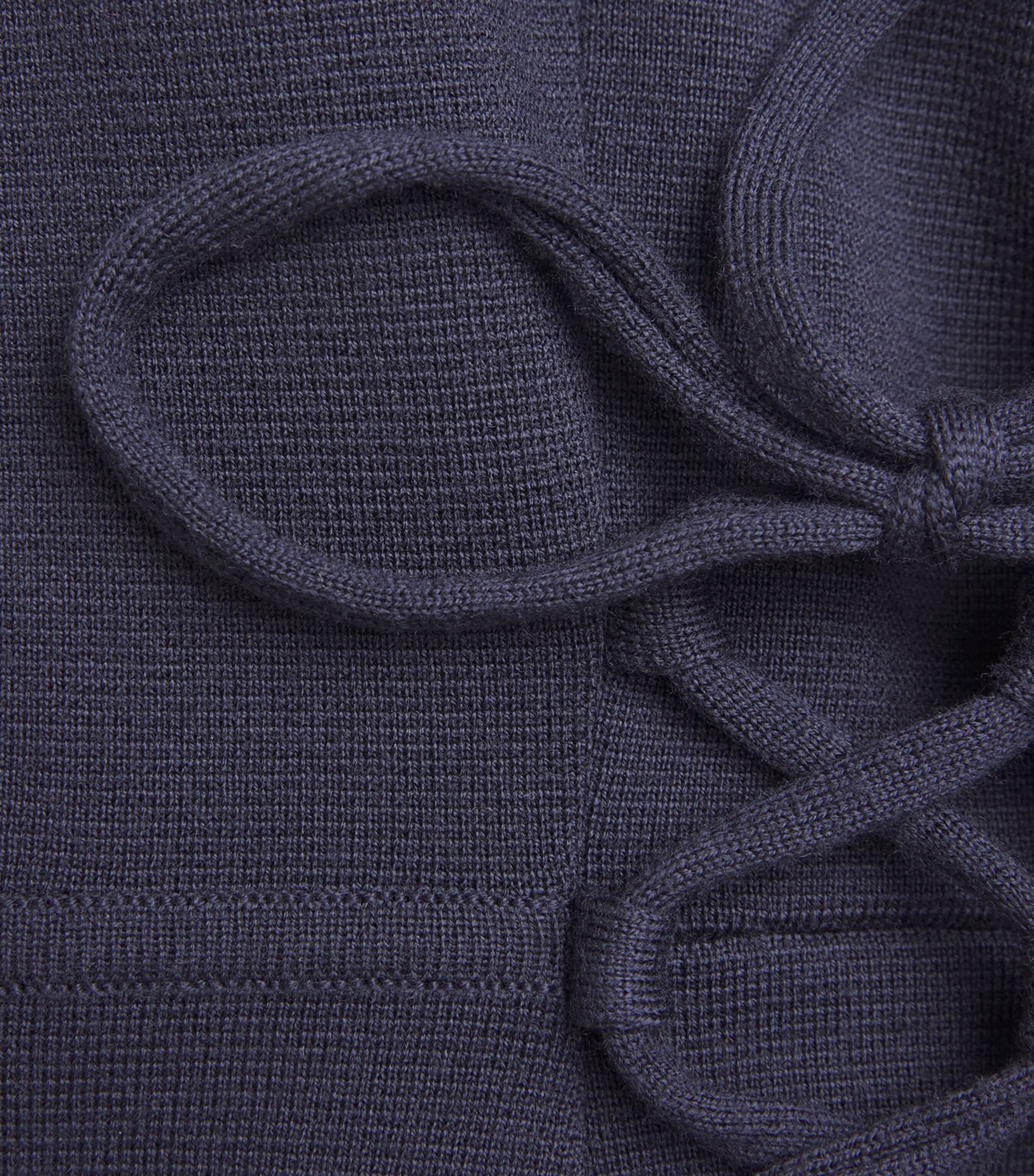 Virgin Wool Drawstring Midi Dress ULTRAMARINE Image 5