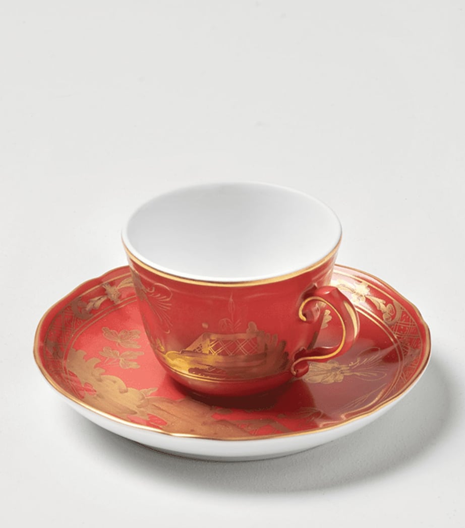 GINORI 1735 Oriente Italiano Rubrum Coffee Cup Image 2