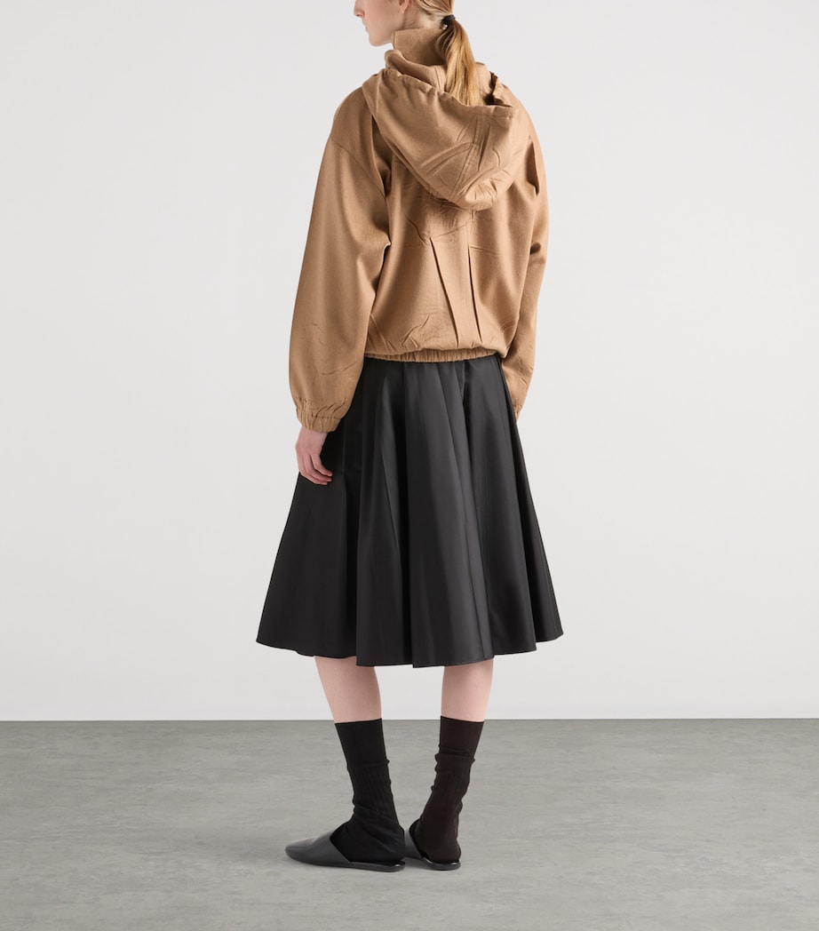 Camel Hair Blouson Jacket F0040 Image 5