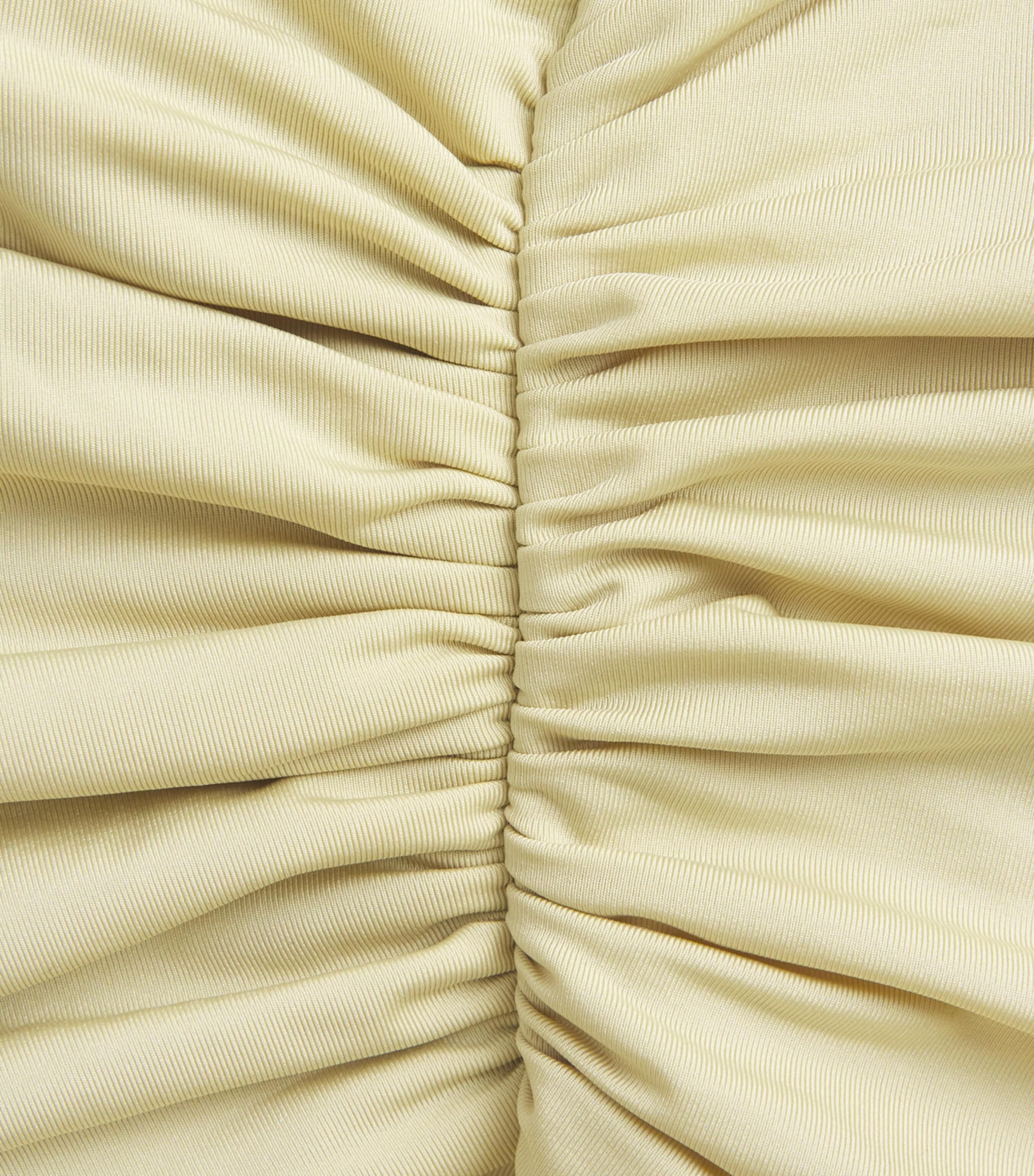 Ecos One-Shoulder Swimsuit LEEK GREEN 18 Image 4