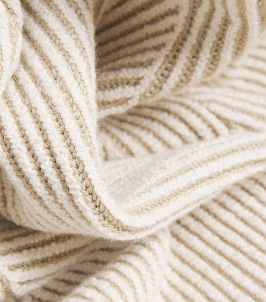 Wool-Blend Ribbed Sweater V0093 Image 5