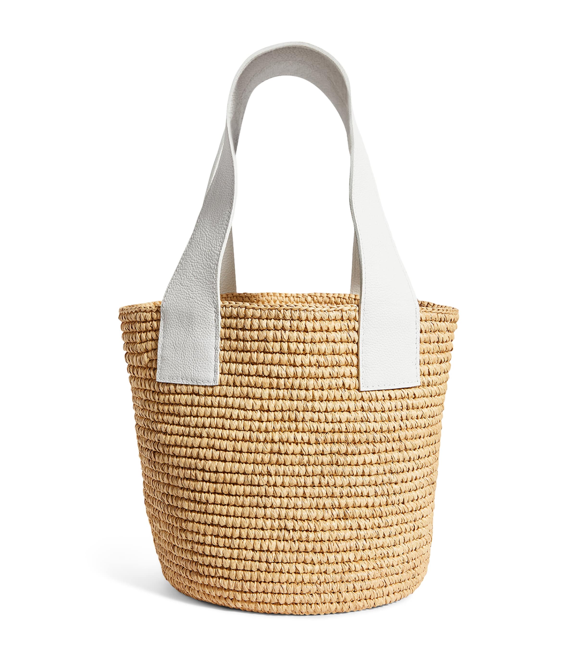 Sensi Studio Medium Toquilla Straw Shoulder Bag In Neutral