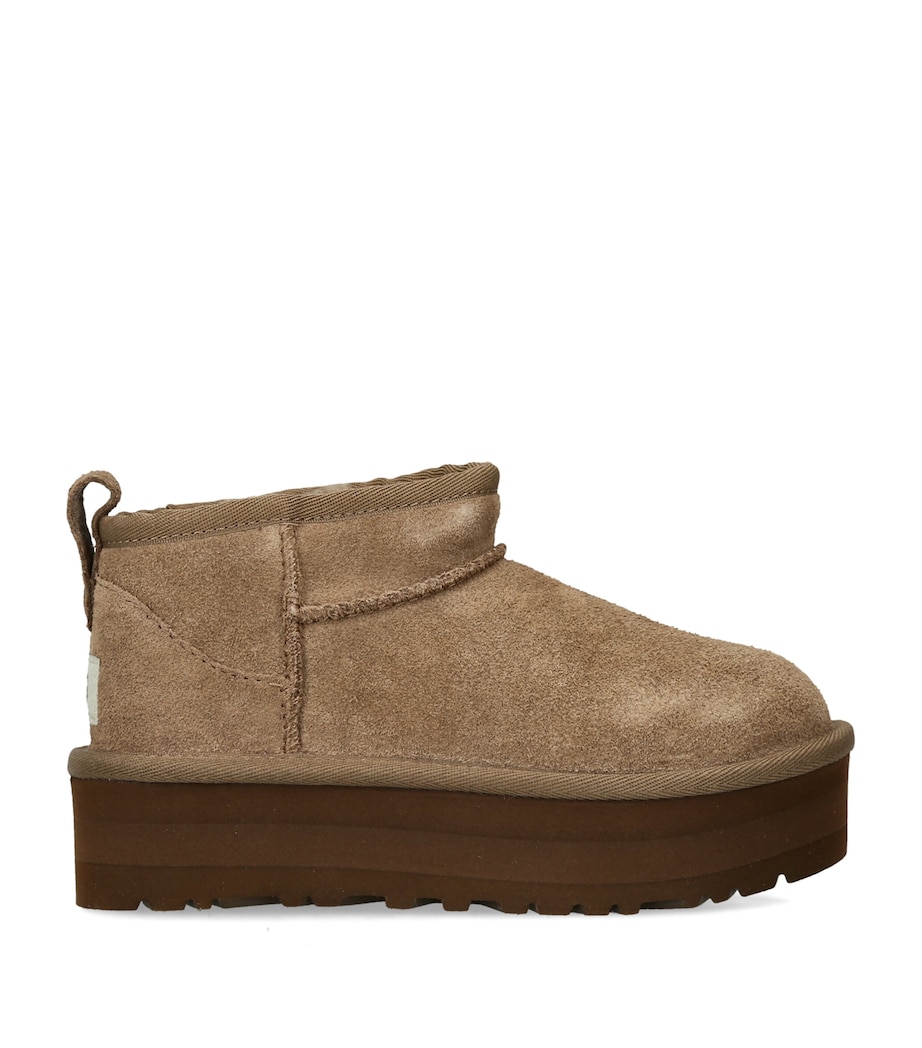 UGG Kids Classic Ultra Mini Platform Boots Brown Image 1