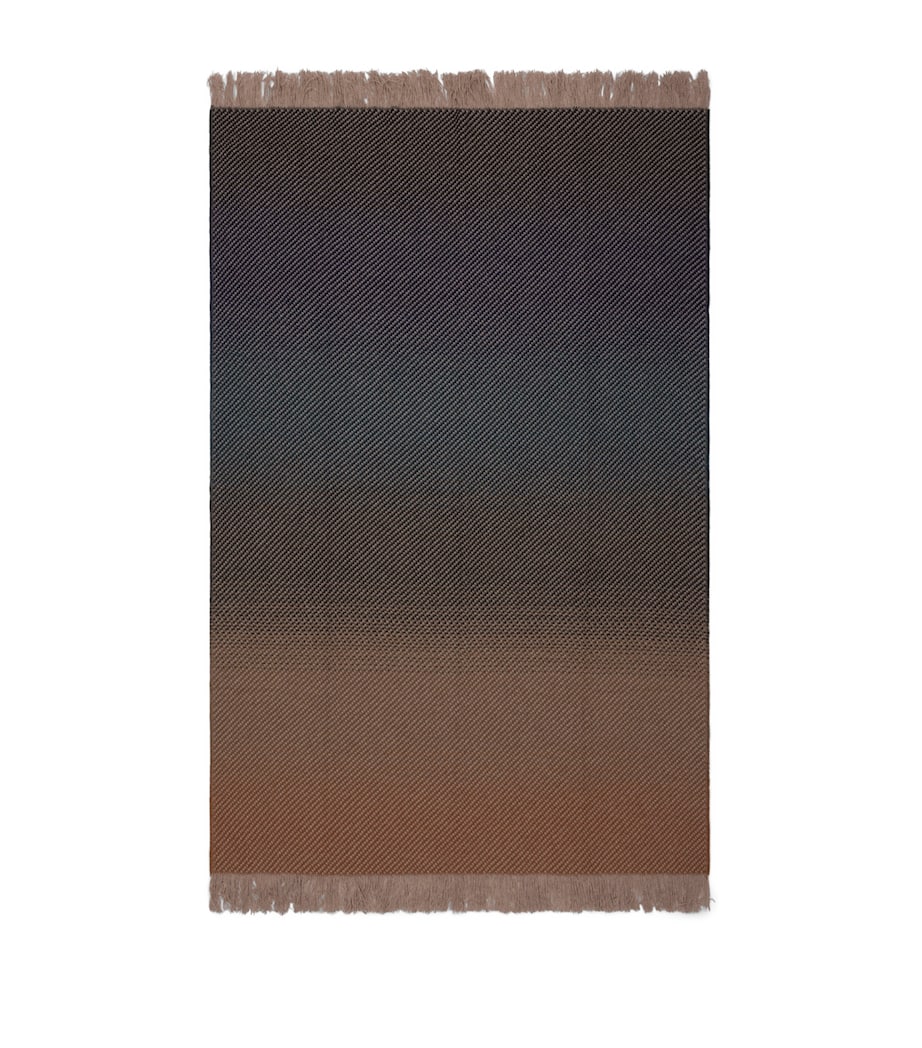 Begg x Co Cashmere Mossband Harmony Throw (125cm x 195cm) Dark Night Image 1