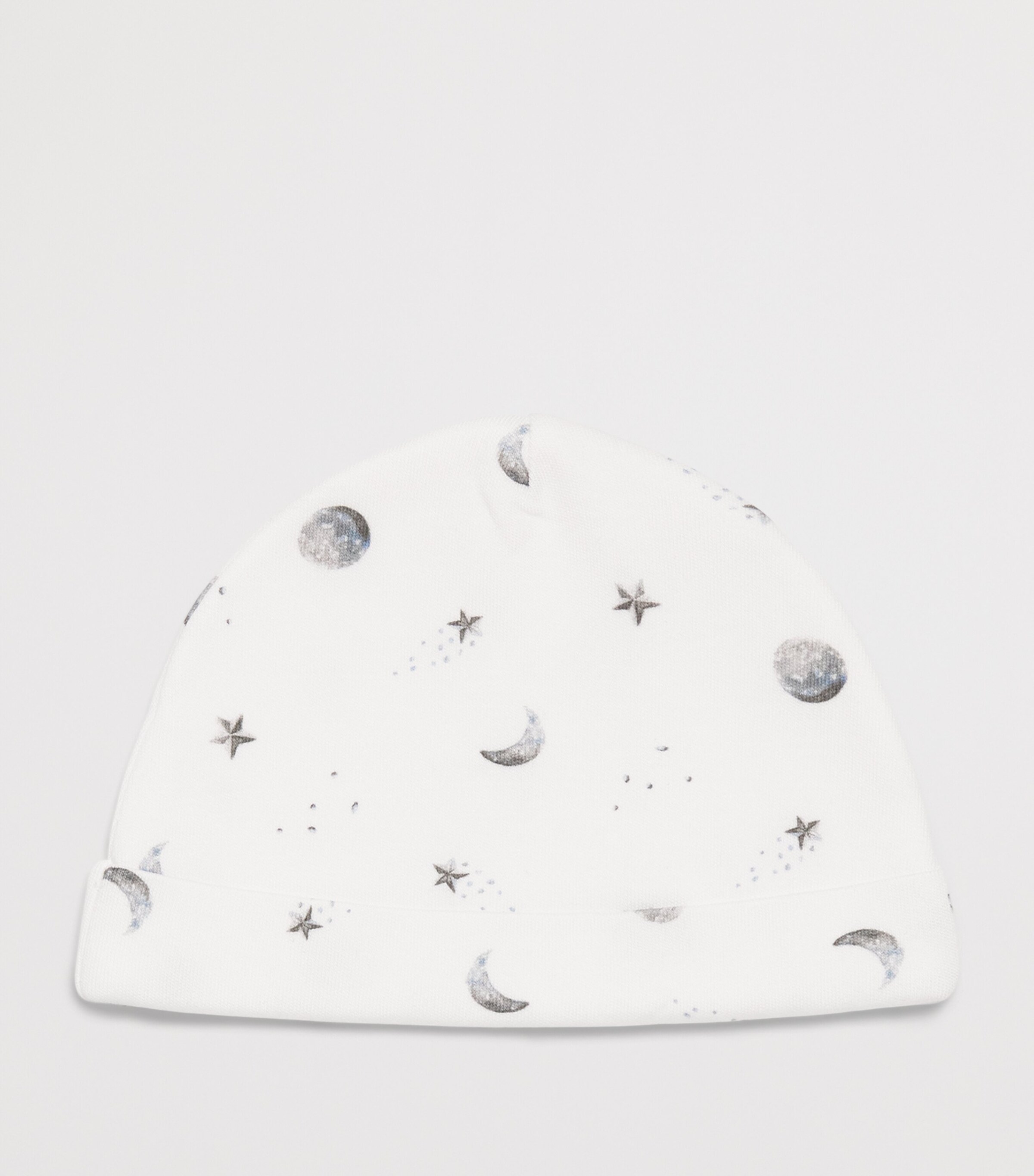 Rosa & Blue Starlit Moon Beanie White Image 2