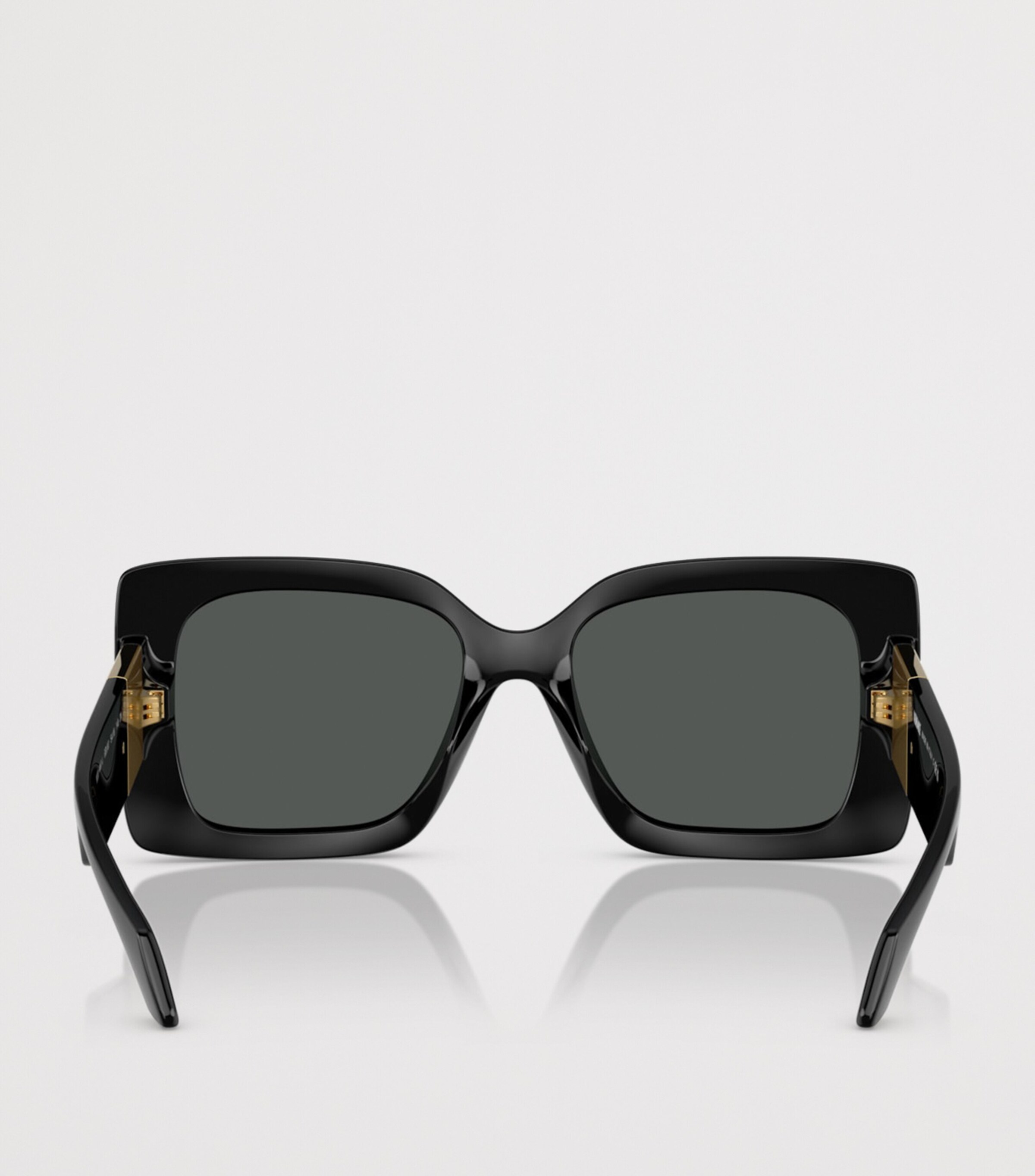 Versace Square Irregular Sunglasses Black Image 4