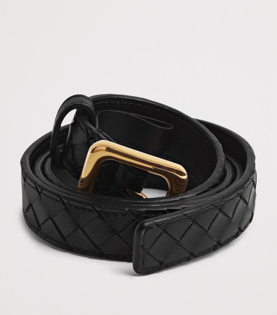 Calfskin Intrecciato Belt 1019 Image 3
