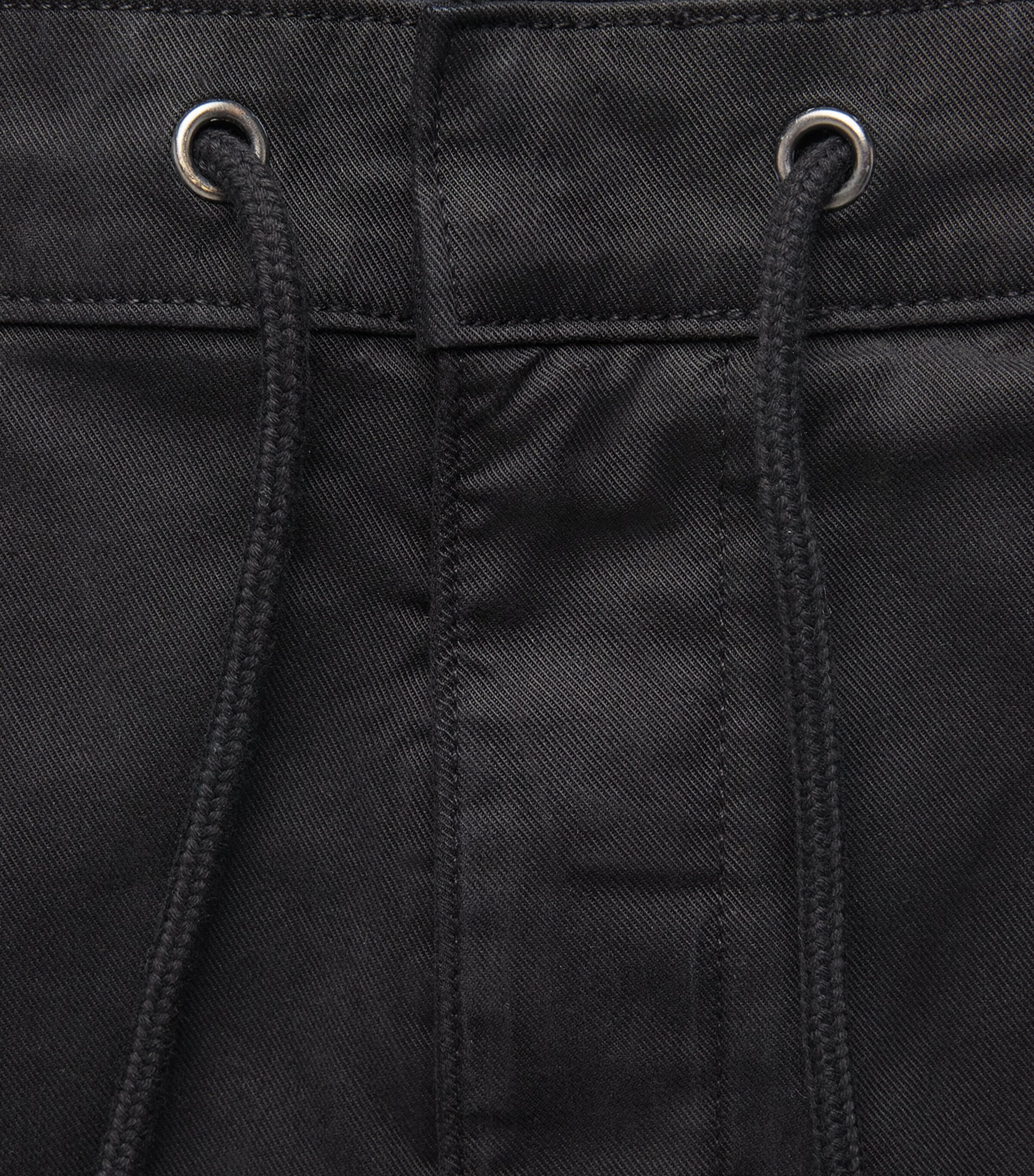 PAIGE Mens Drawstring Fraser Chinos Black Image 6