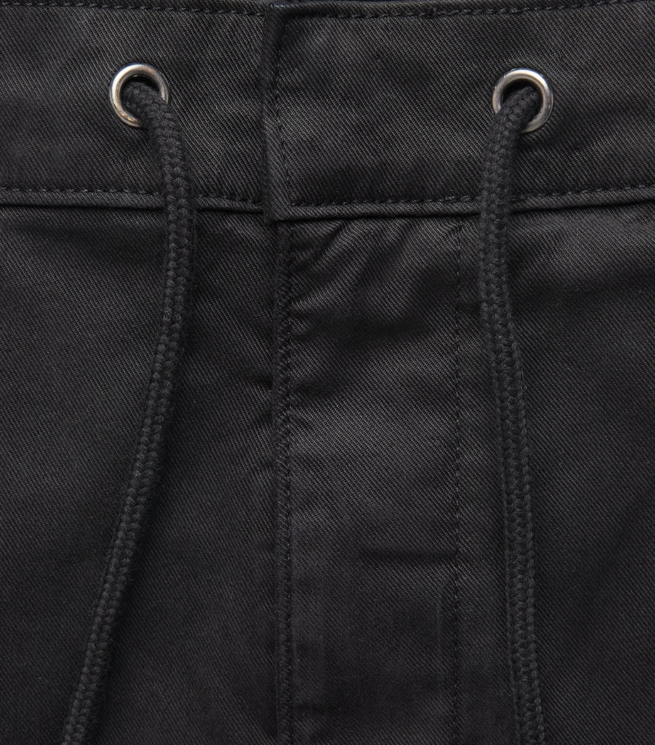 PAIGE Mens Drawstring Fraser Chinos Black Image 6