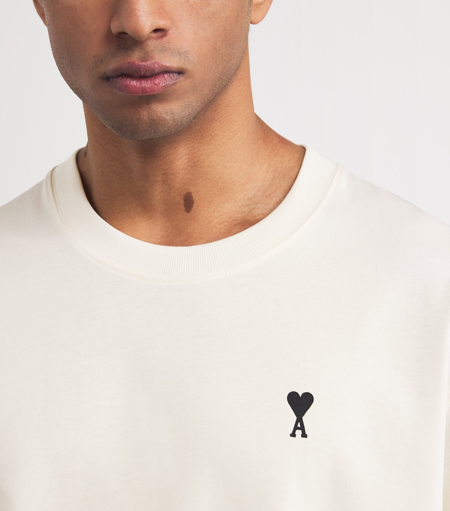 Cotton Ami de Coeur T-Shirt 136 BLANC CREME Image 6