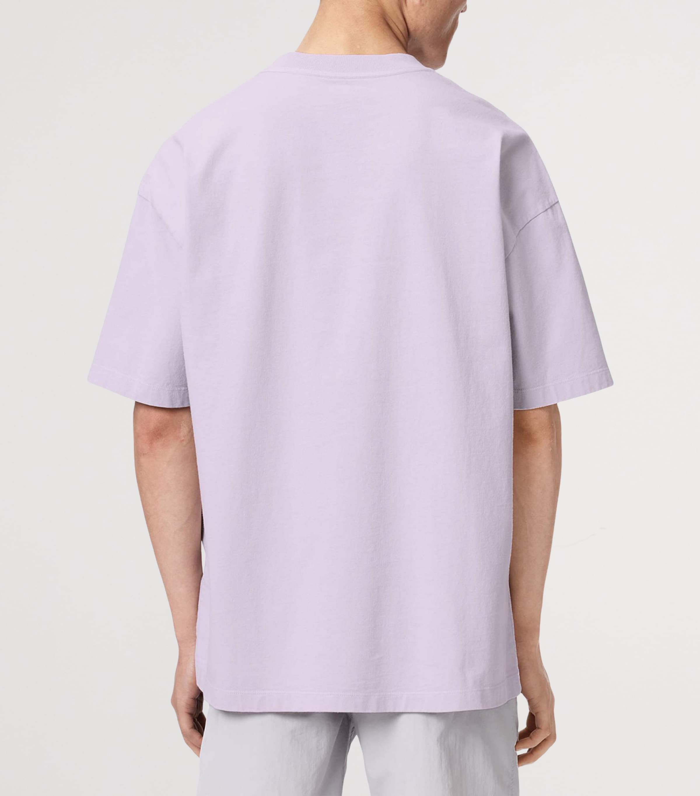 AllSaints Mens Organic Cotton Xander T-Shirt Parma Purple Image 4