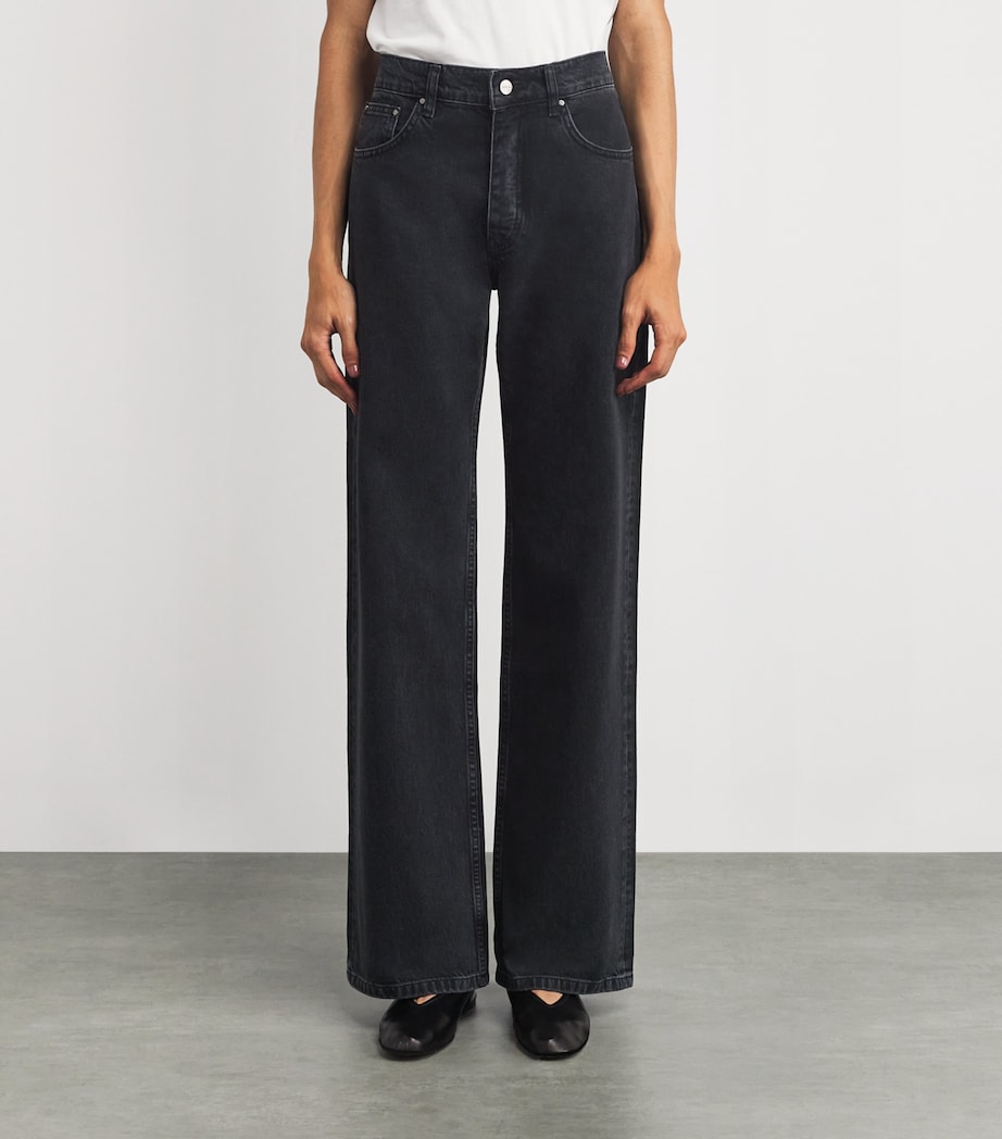 Hugh Wide-Leg Jeans VINTAGE BLACK Image 3