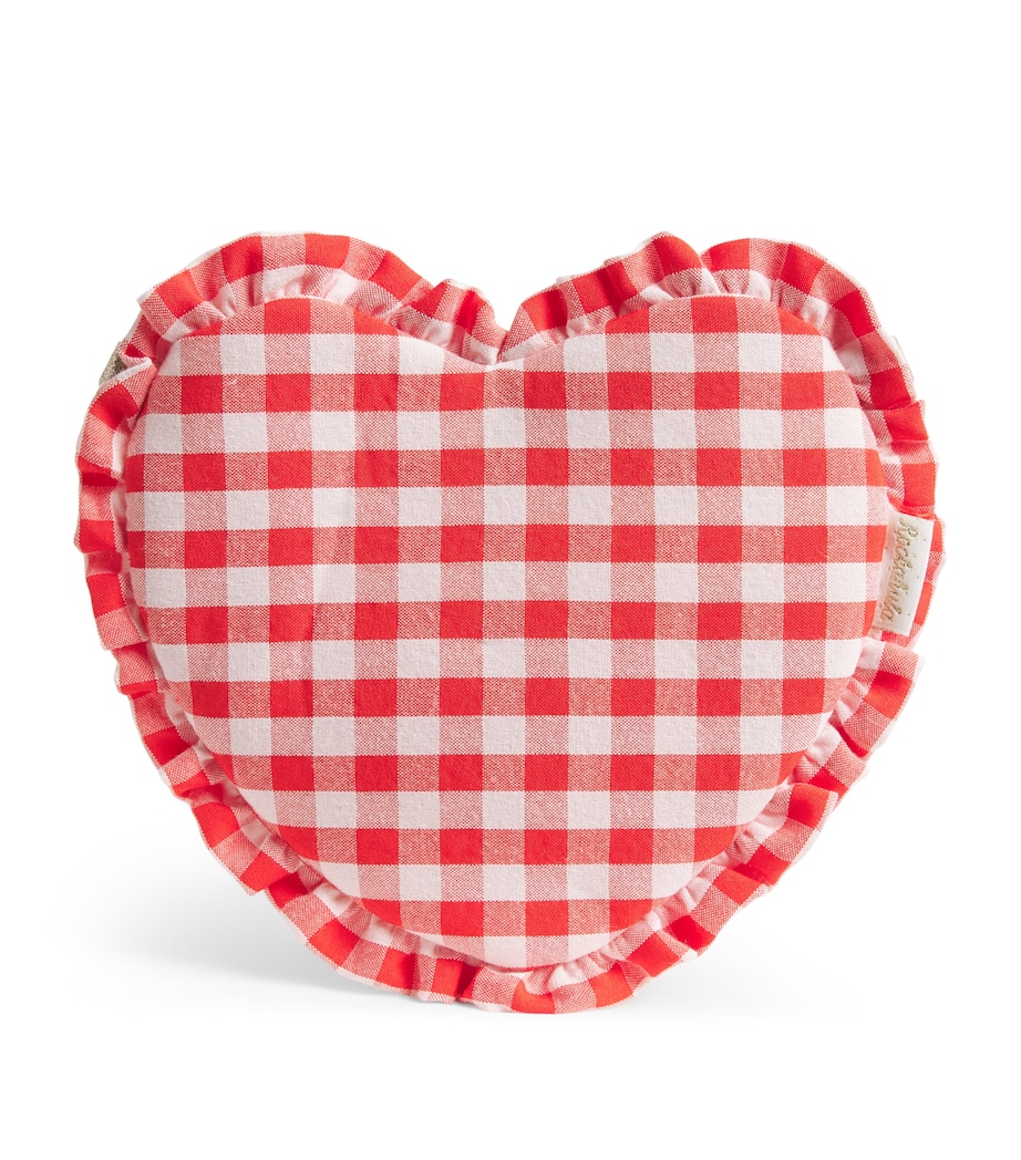 Rockahula Gingham Ruffle Heart Cross-Body Bag Red Image 1