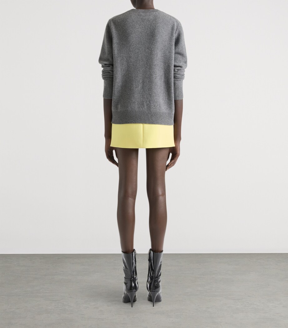 Wool-Cashmere Logo Sweater SLATE BLEND Image 3