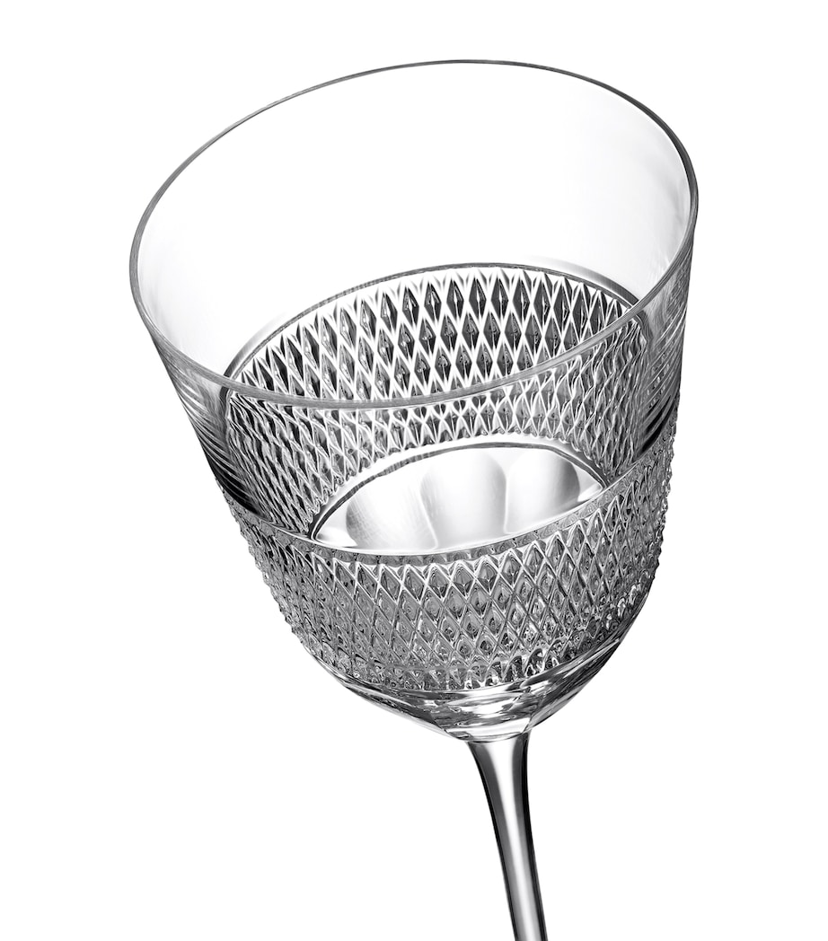 Set of 2 Crystal Copper Coast White Wine Glasses CLEAR Image 2