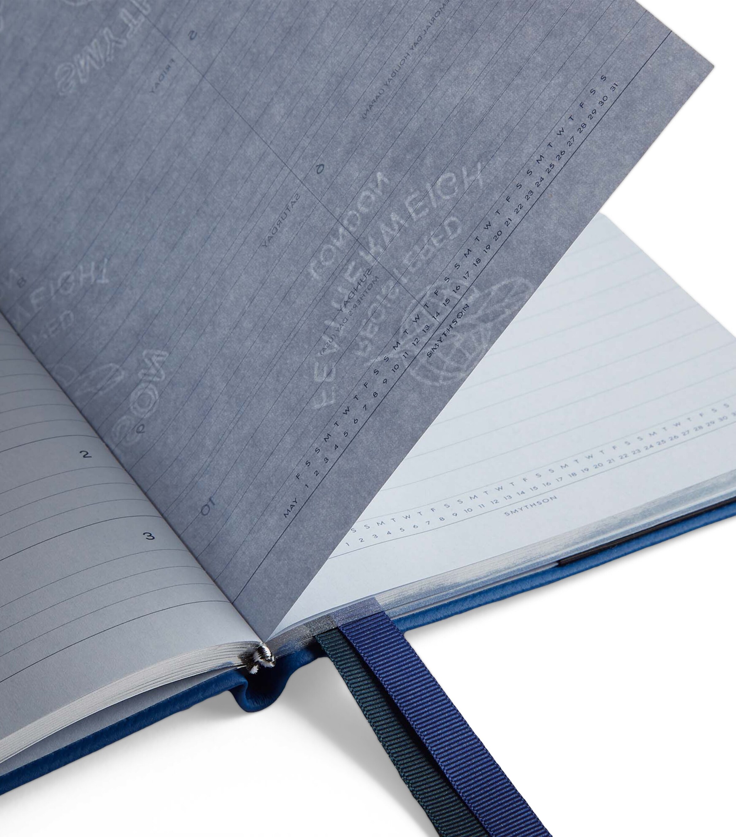 Leather Soho Planner CERULEAN Image 2