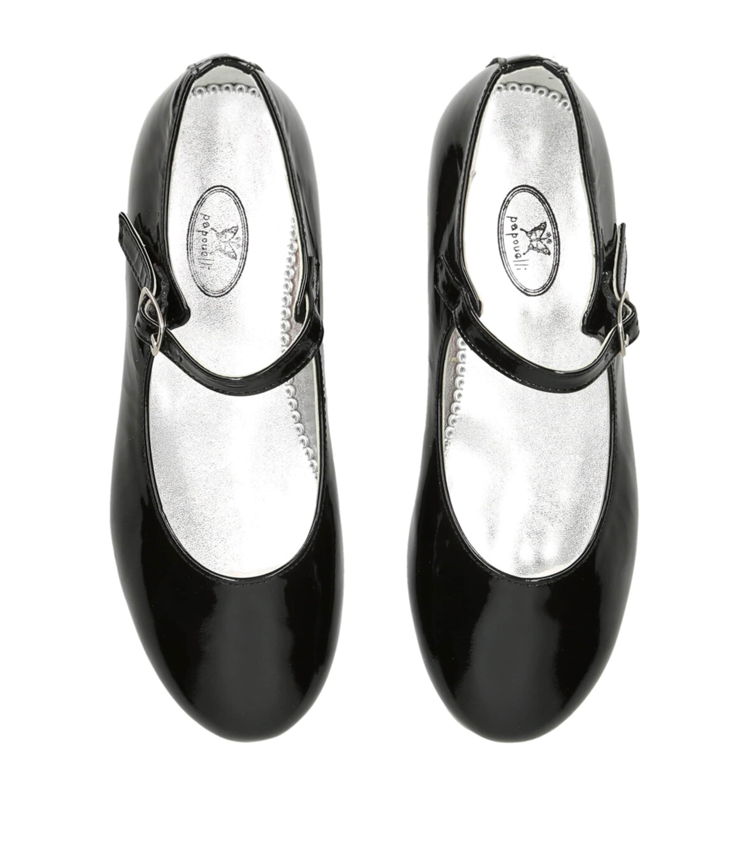 papouelli Patent Leather Siena Mary Janes Black Image 4