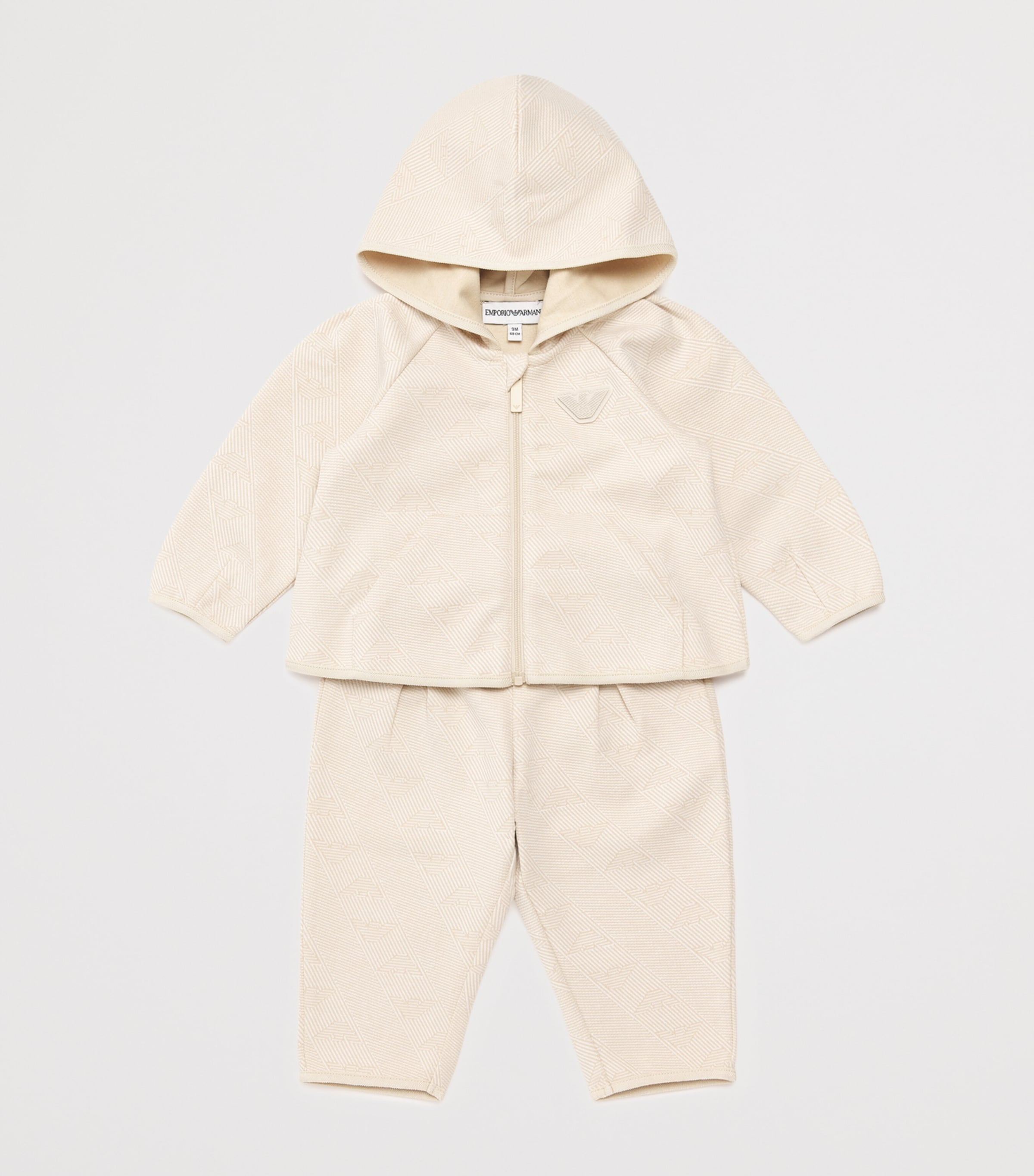 Jacquard Logo Tracksuit (6-36 Months) FRENCH OAK Image 3