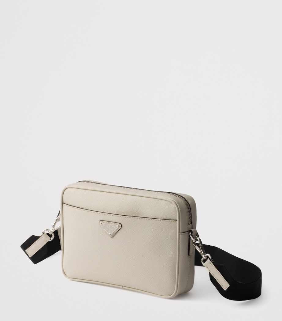 Prada Leather Cross-Body Bag Neutral Image 3