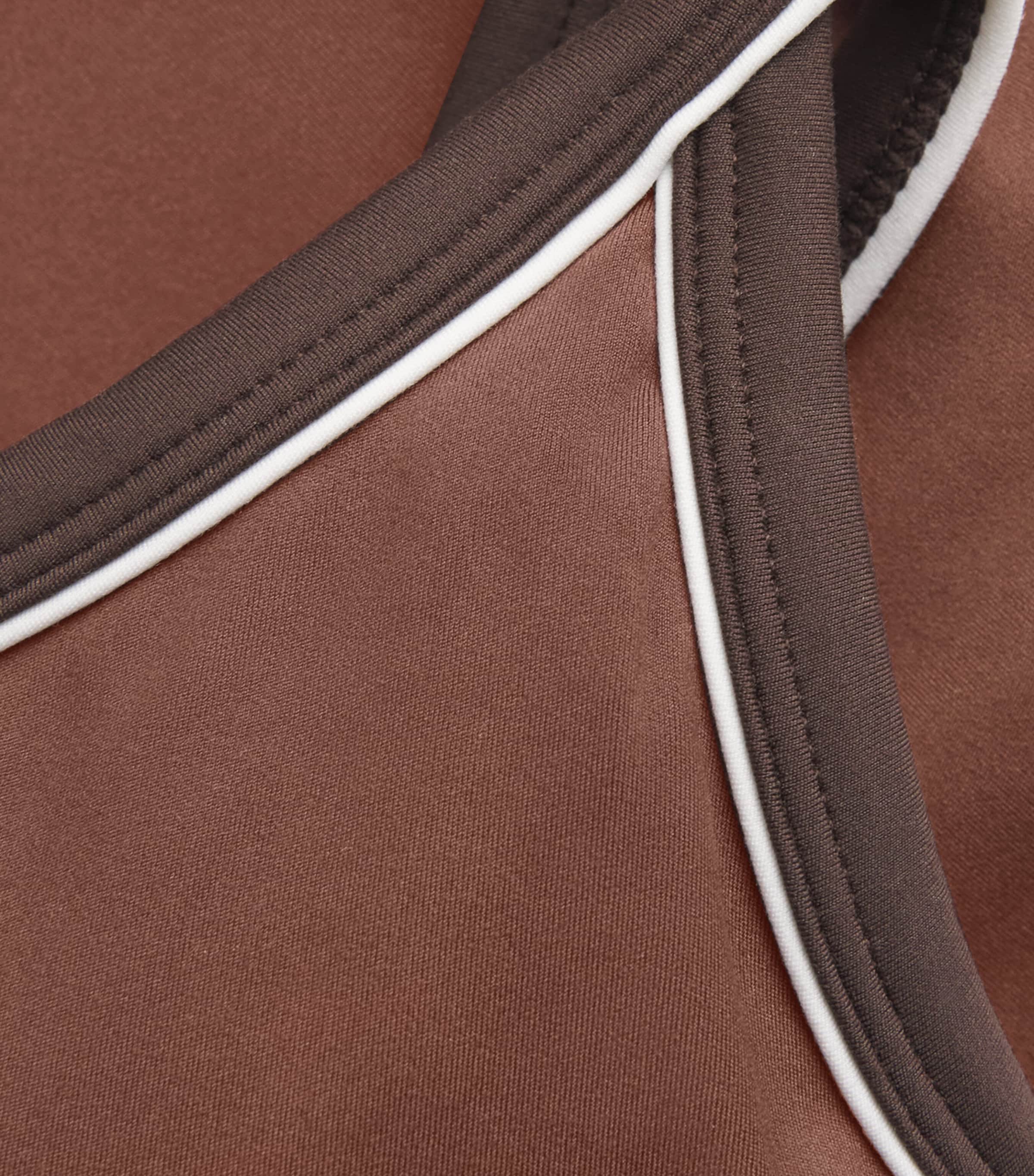 Varley Womens FreeSoft Piper Sports Bra Brown Stone Image 6