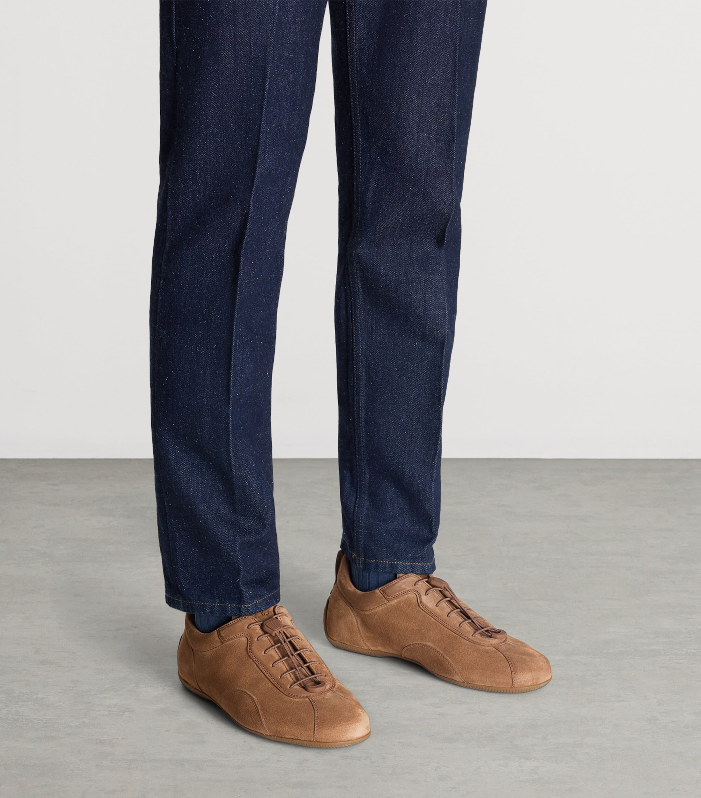 Dunhill Suede Automotive Davies Sneakers Image 2