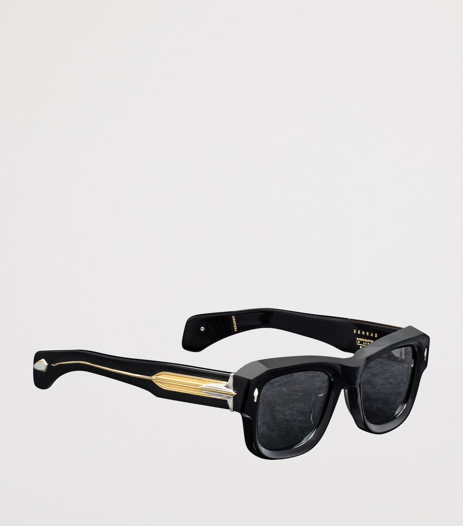 Jacques Marie Mage Conrad Square Sunglasses Noir Image 2