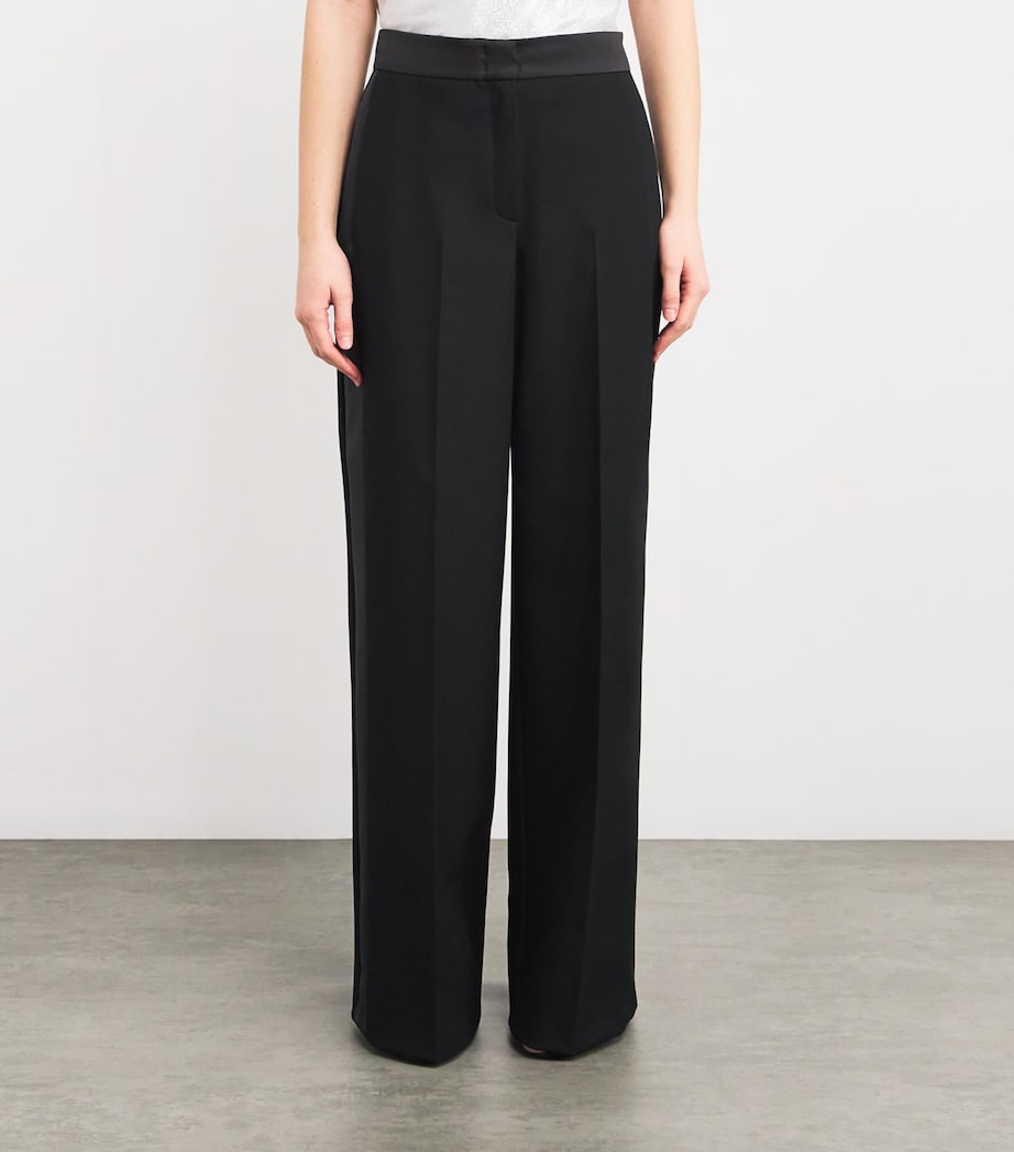 Twill Tuxedo Trousers BLACK Image 3