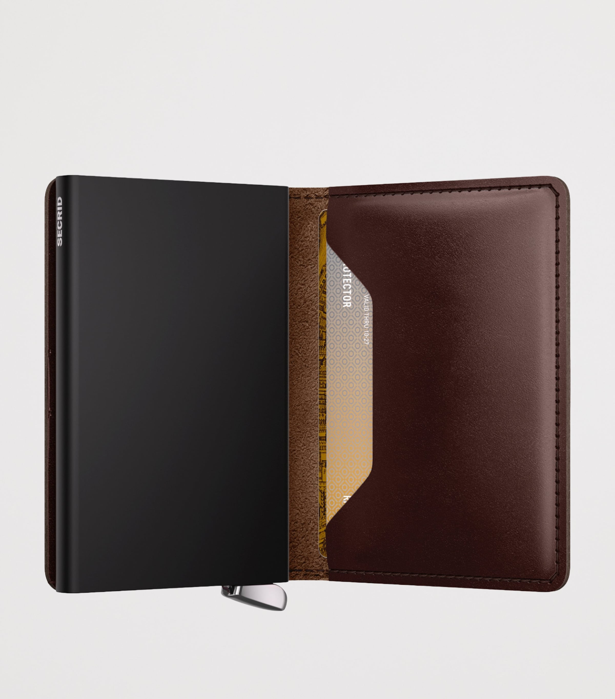 Leather Slimwallet DARK BROWN Image 2
