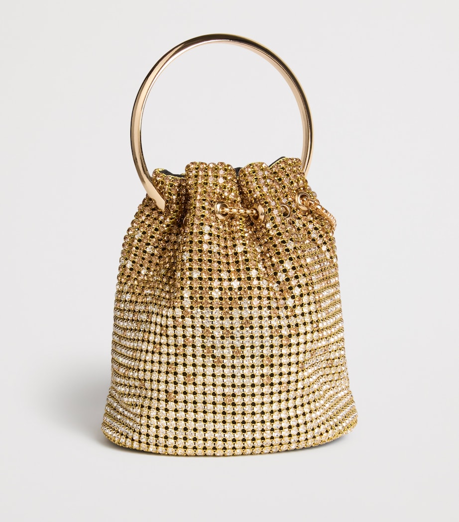 Diamond Pouch Top-Handle Bag M-GOLD Image 2