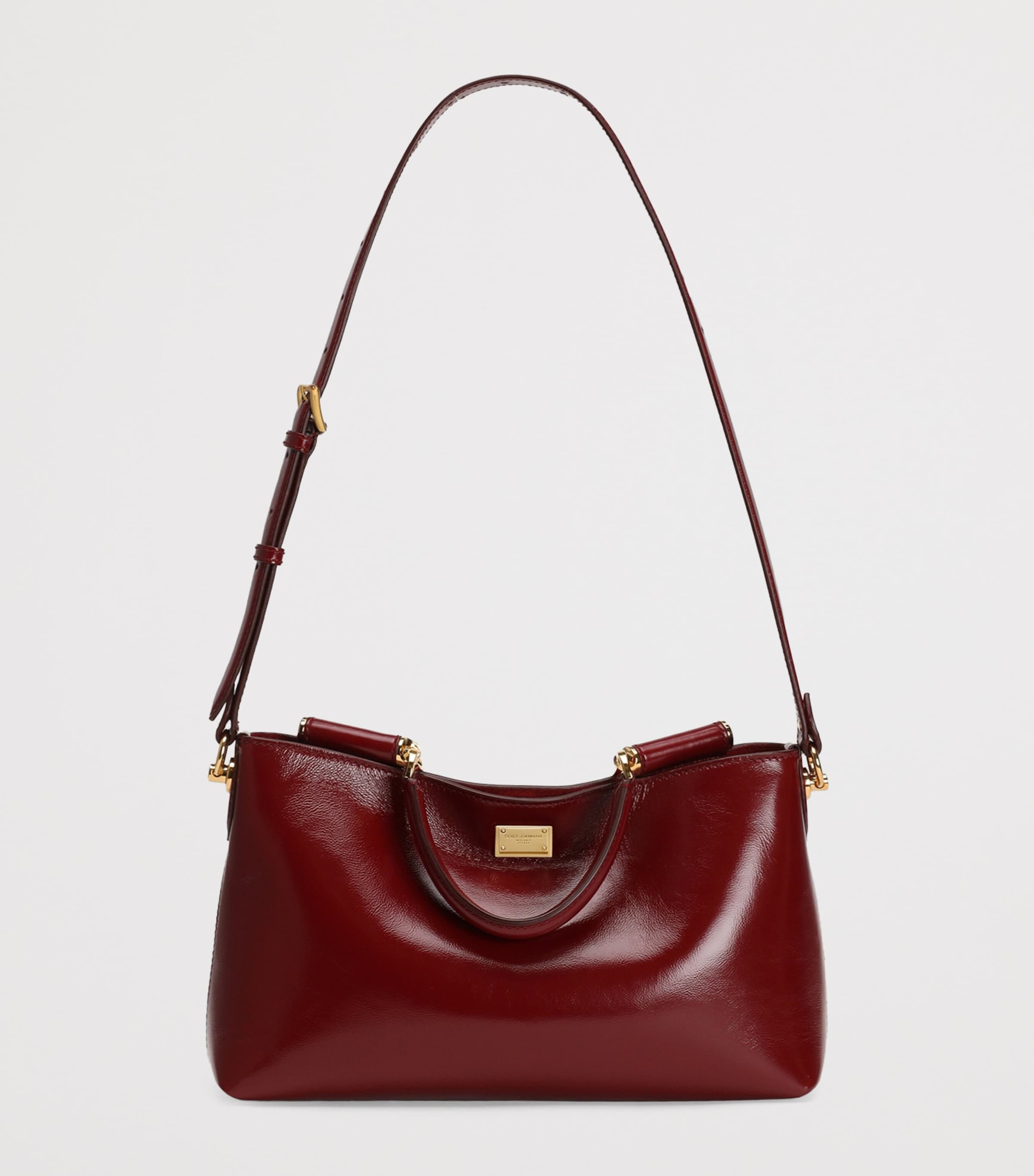 Dolce&Gabbana Medium Calfskin Vittoria Shoulder Bag Tono Ross Image 2