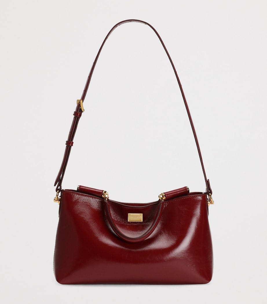 Dolce&Gabbana Medium Calfskin Vittoria Shoulder Bag Tono Ross Image 2