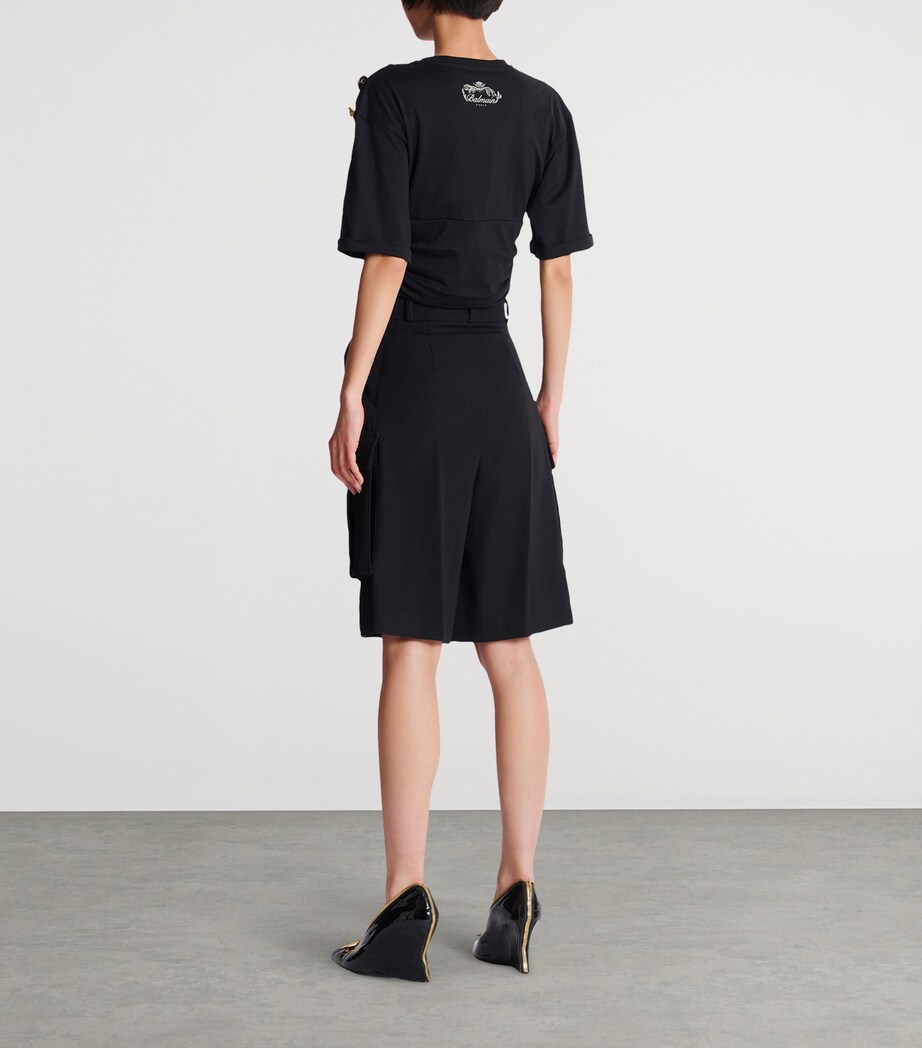 Wool Bermuda Shorts 0PA NOIR Image 6