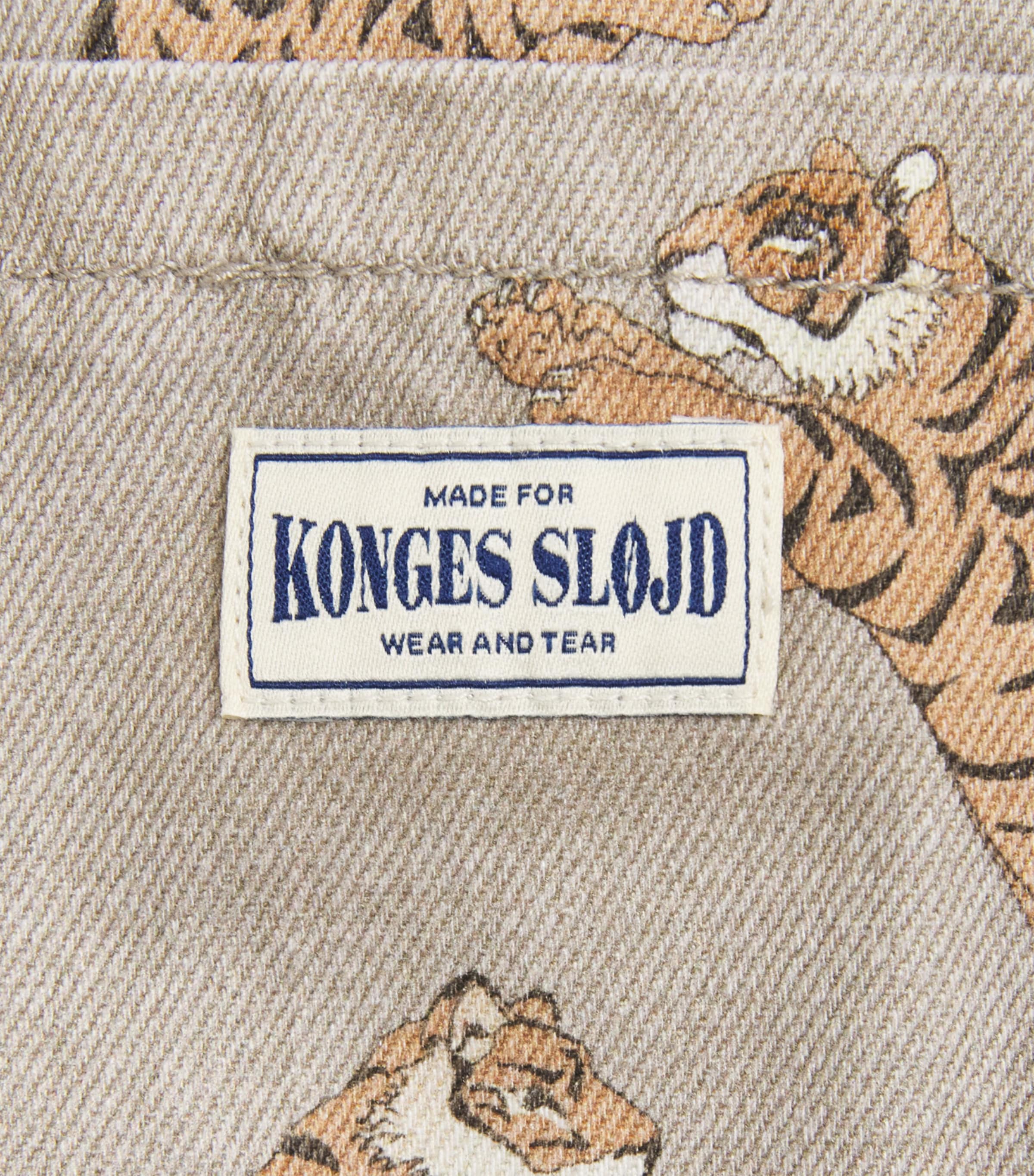 KONGES SLOJD Tiger Magot Denim Shirt (9 Months-10 Years) Image 3