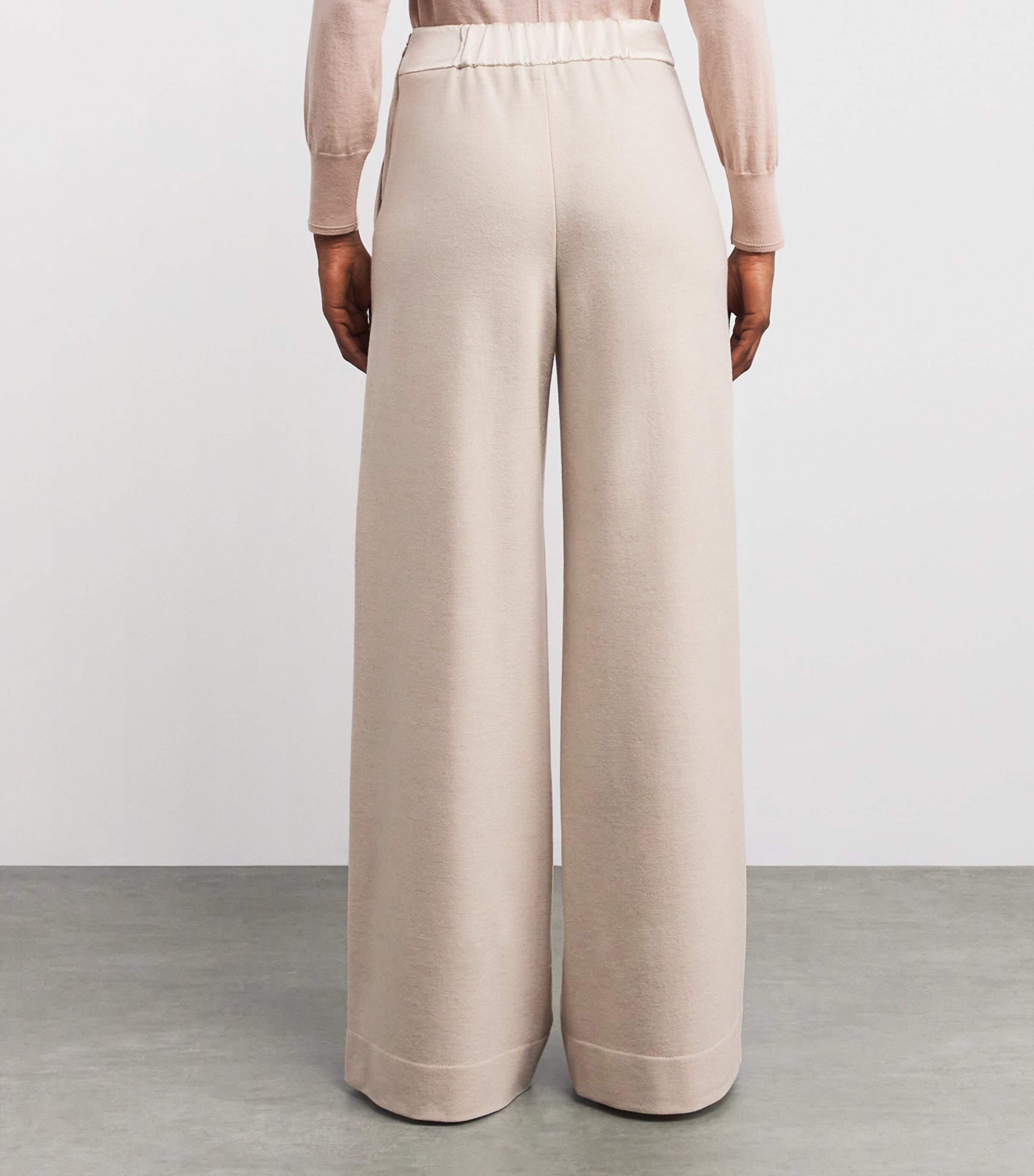 Cashmere-Wool Tessa Trousers N14 BEIGE-CHMPGNE Image 4