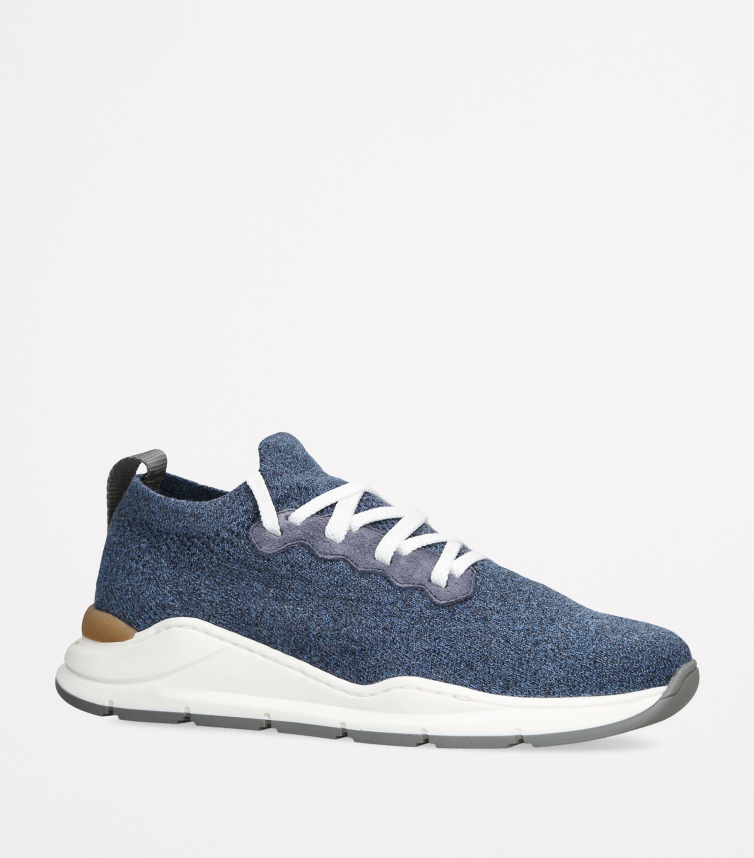 Brunello Cucinelli Kids Knitted Sneakers Blue Image 3