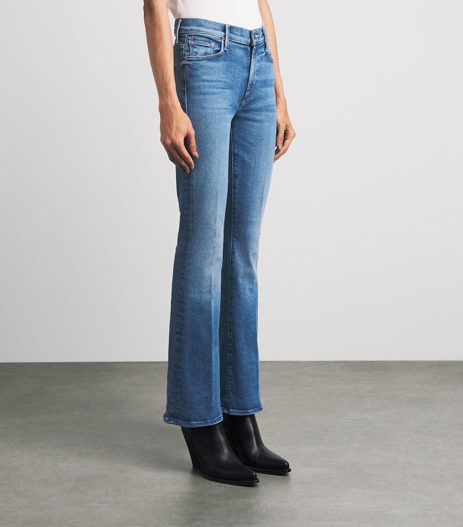 MOTHER Womens The Weekender Flared Jeans Piece By Piece Image 4