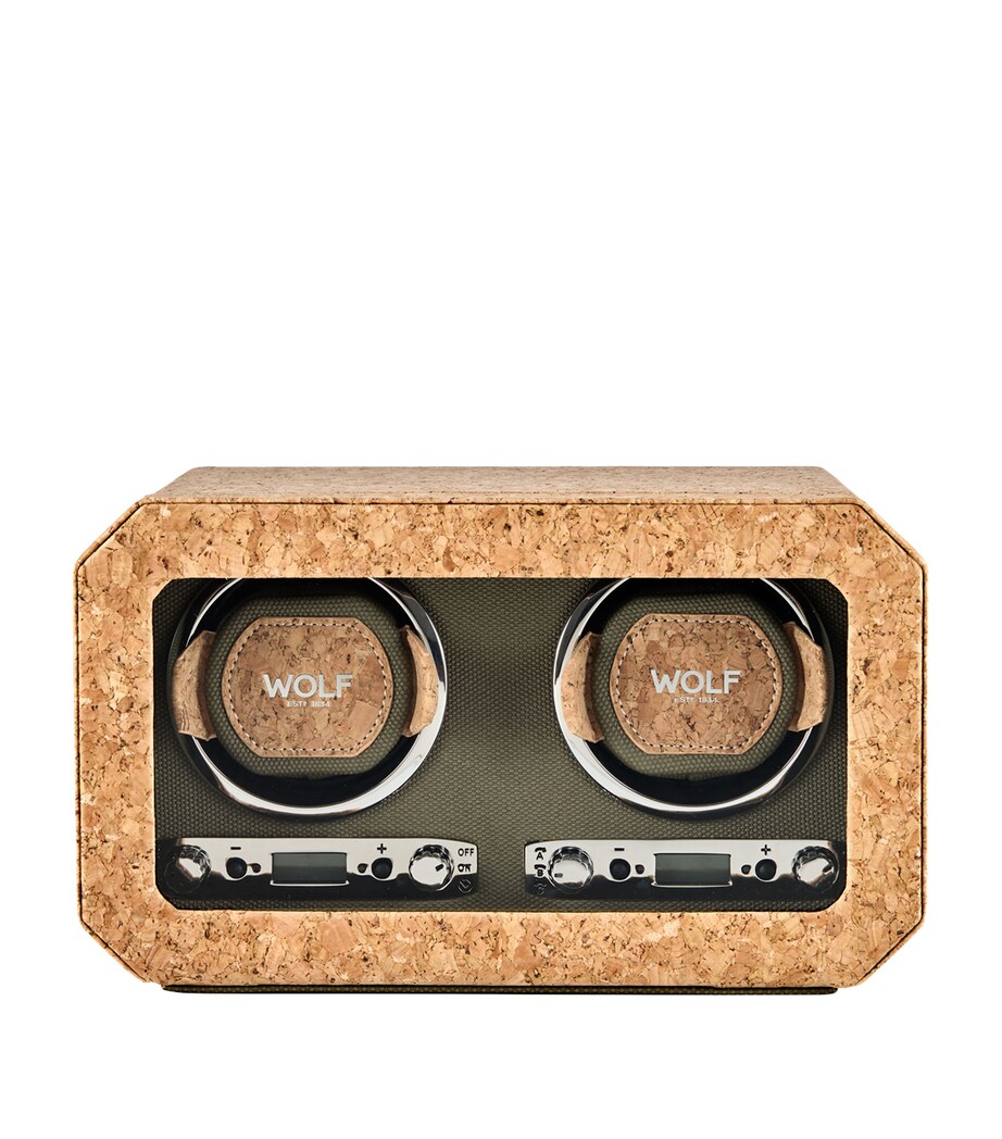 WOLF Cortiça Double Watch Winder Cork Image 1