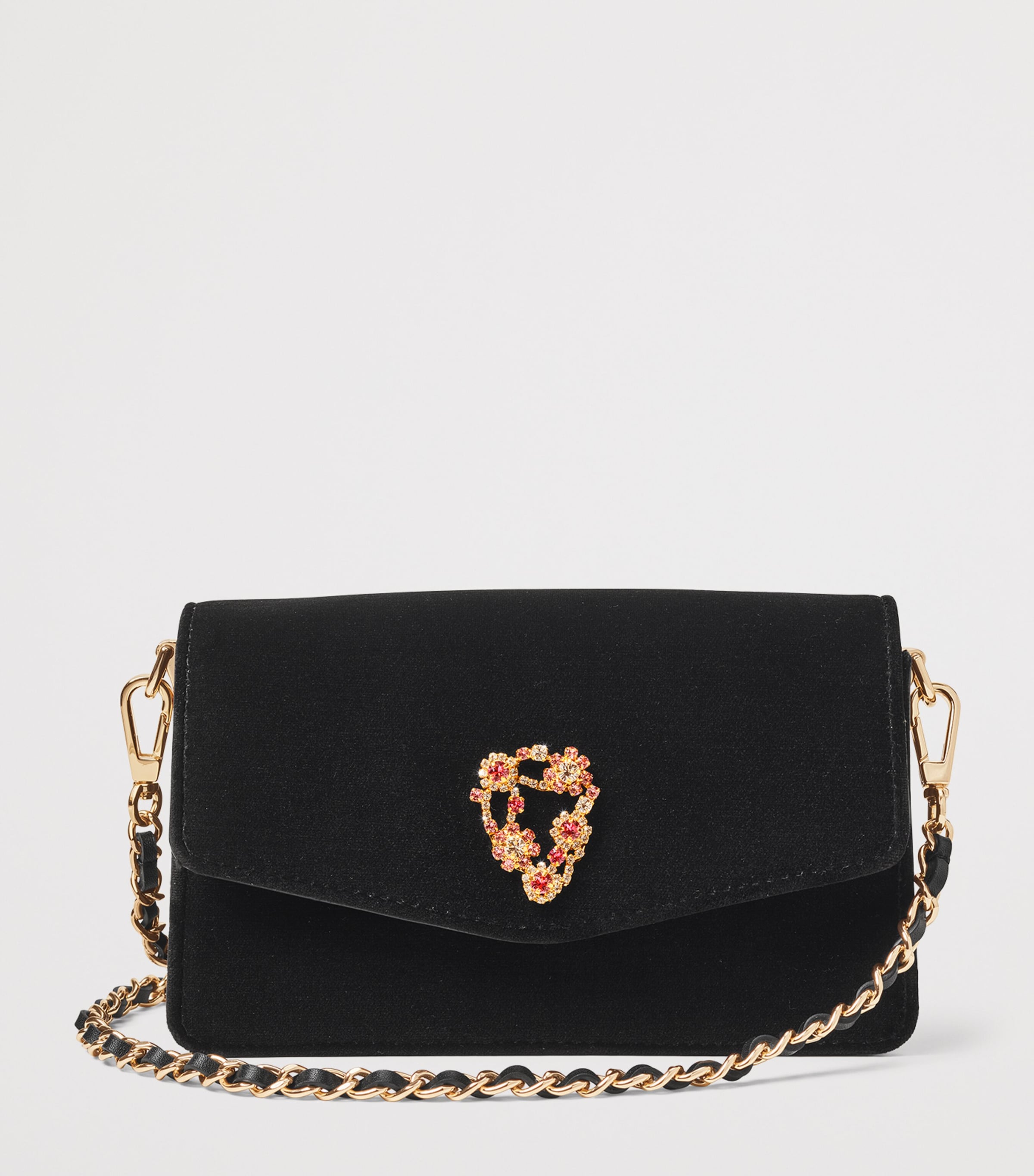 Velvet Eliza Clutch Bag BLACK Image 2