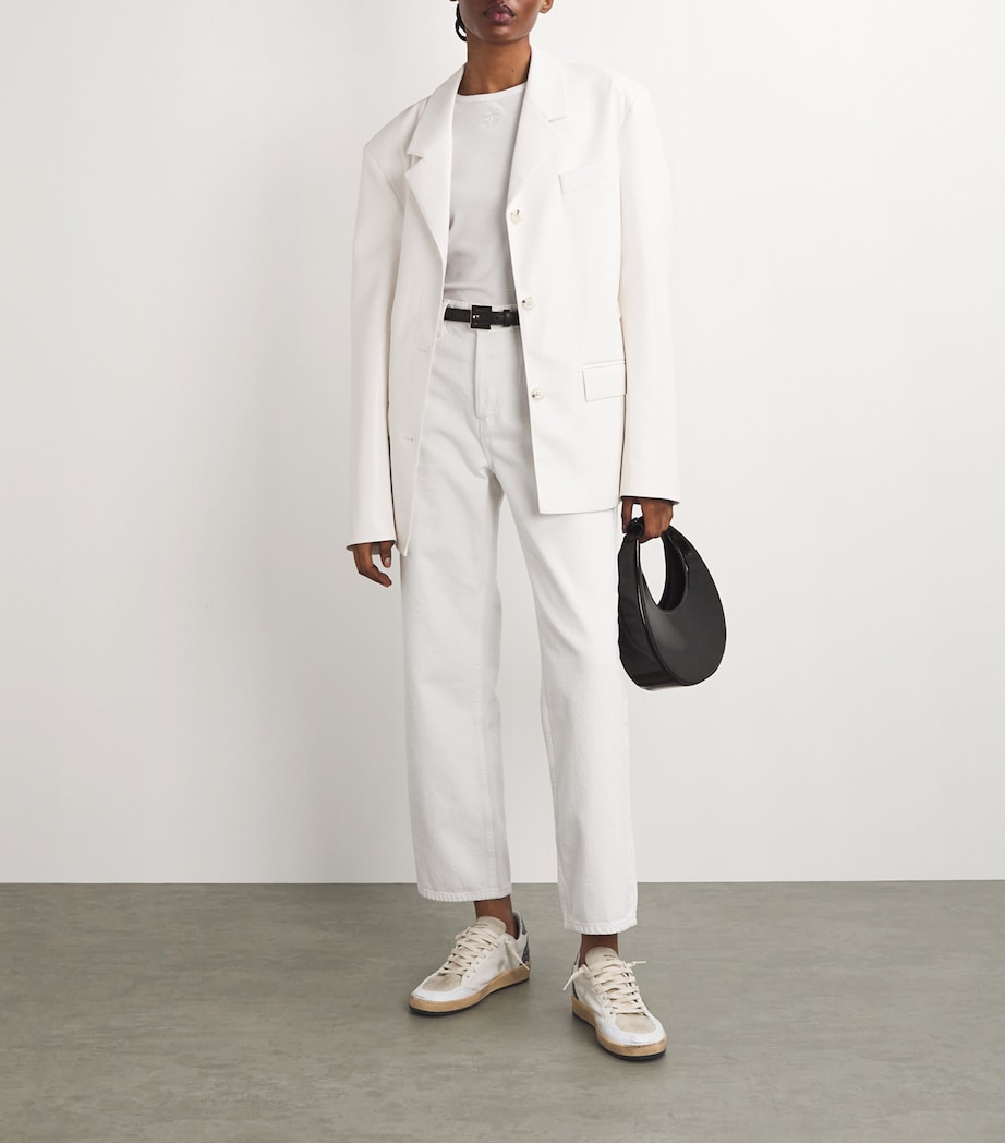 Leather Ball Star Sneakers WHITE/COMB Image 6