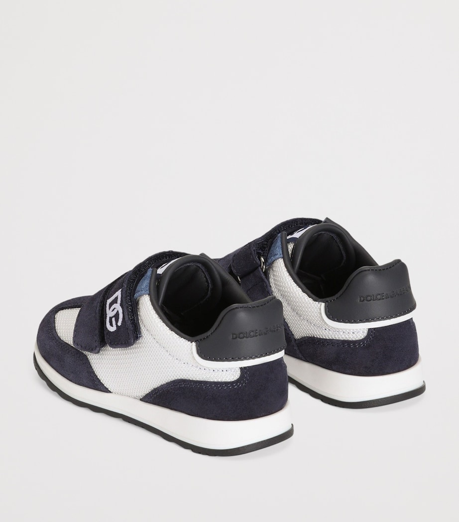 Dolce&Gabbana Kids DG Logo Sneakers White/blue Image 3