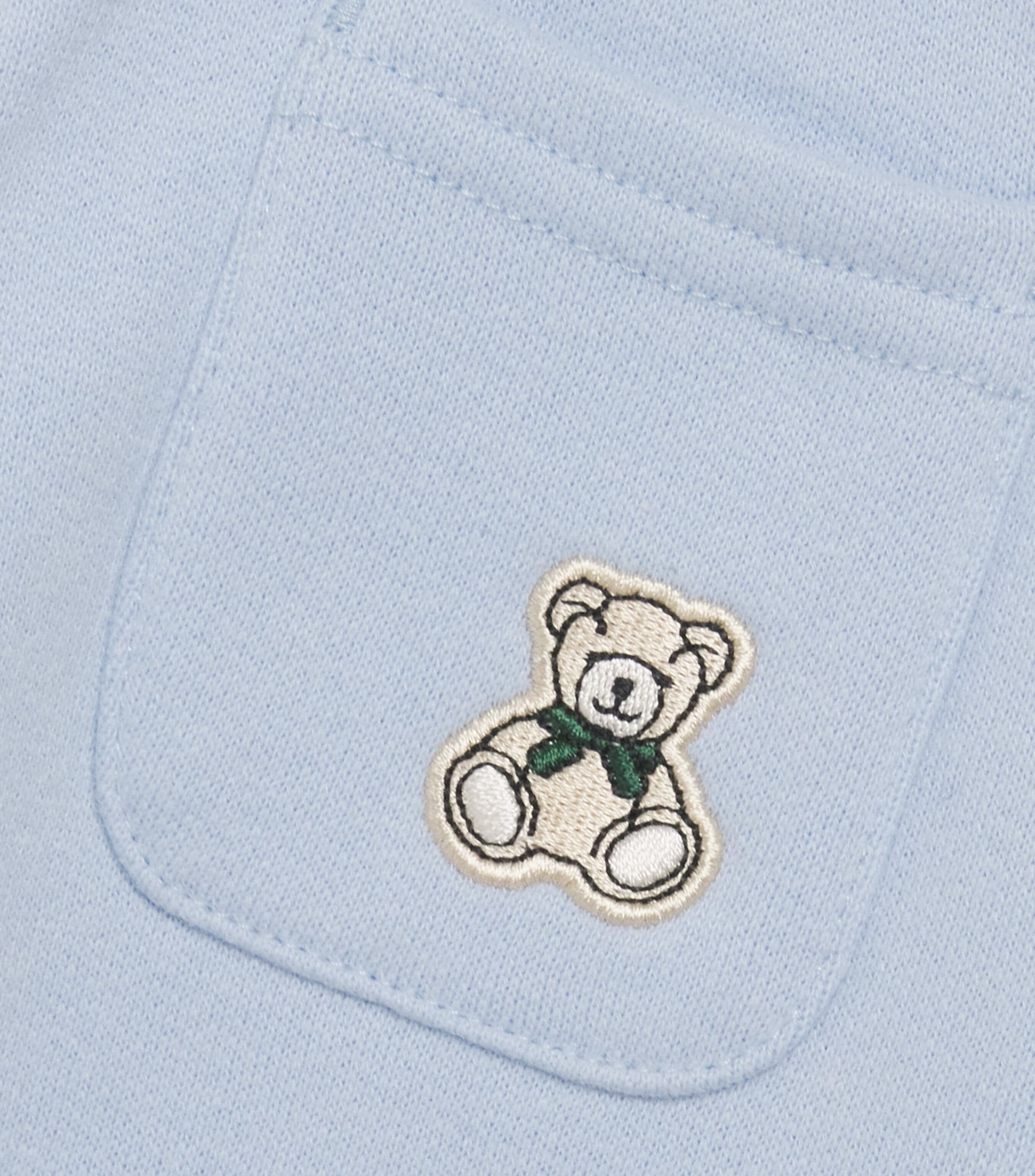 Cotton Sweatpants (0-18 Months) BLUE Image 4