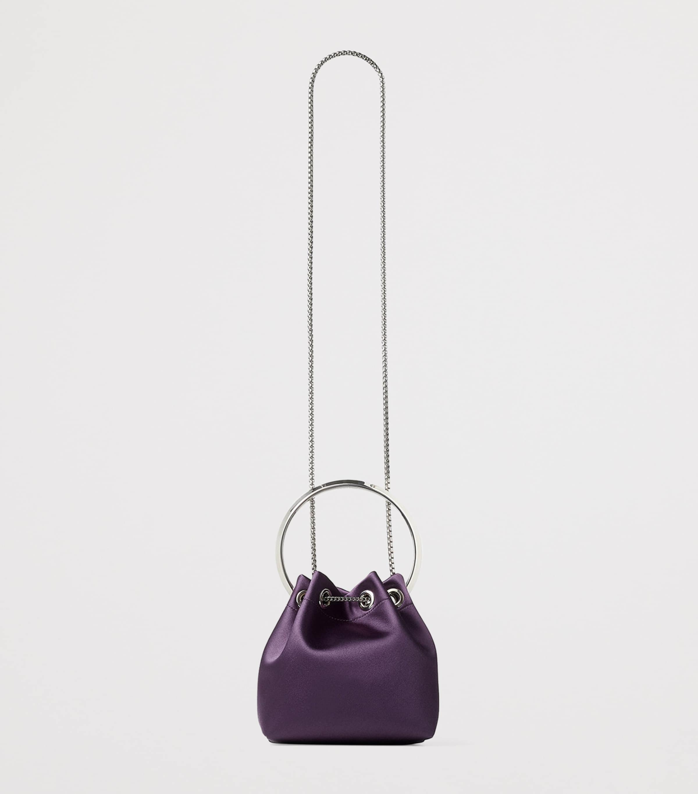 Bon Bon Satin Top-Handle Bag WINTER BLOOM/SILVER Image 4