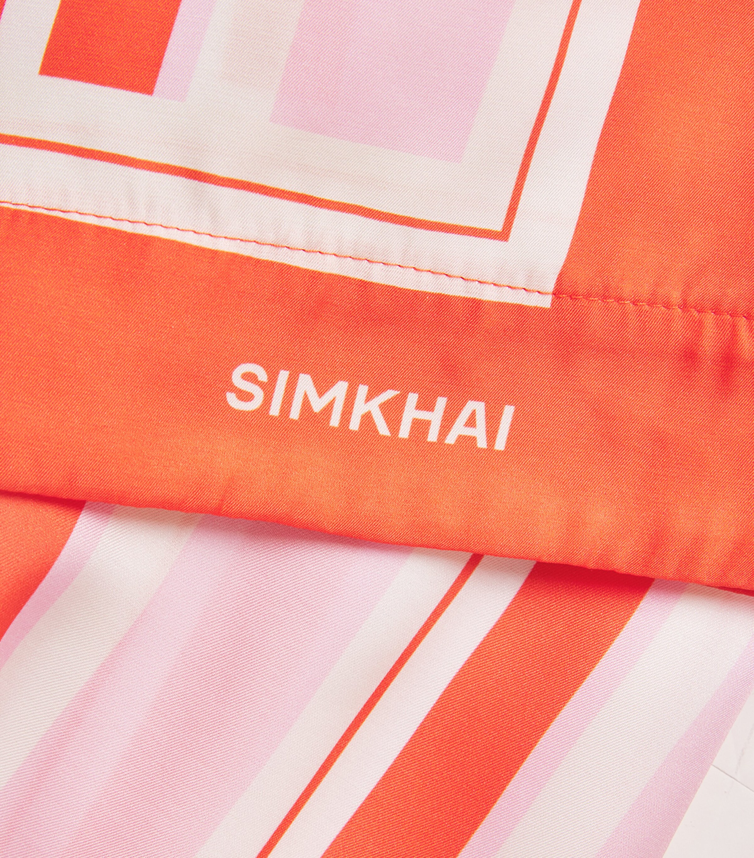 Simkhai Womens Silk-Blend Stripe Zuna Wide-Leg Trousers Tulip Stripe Image 6