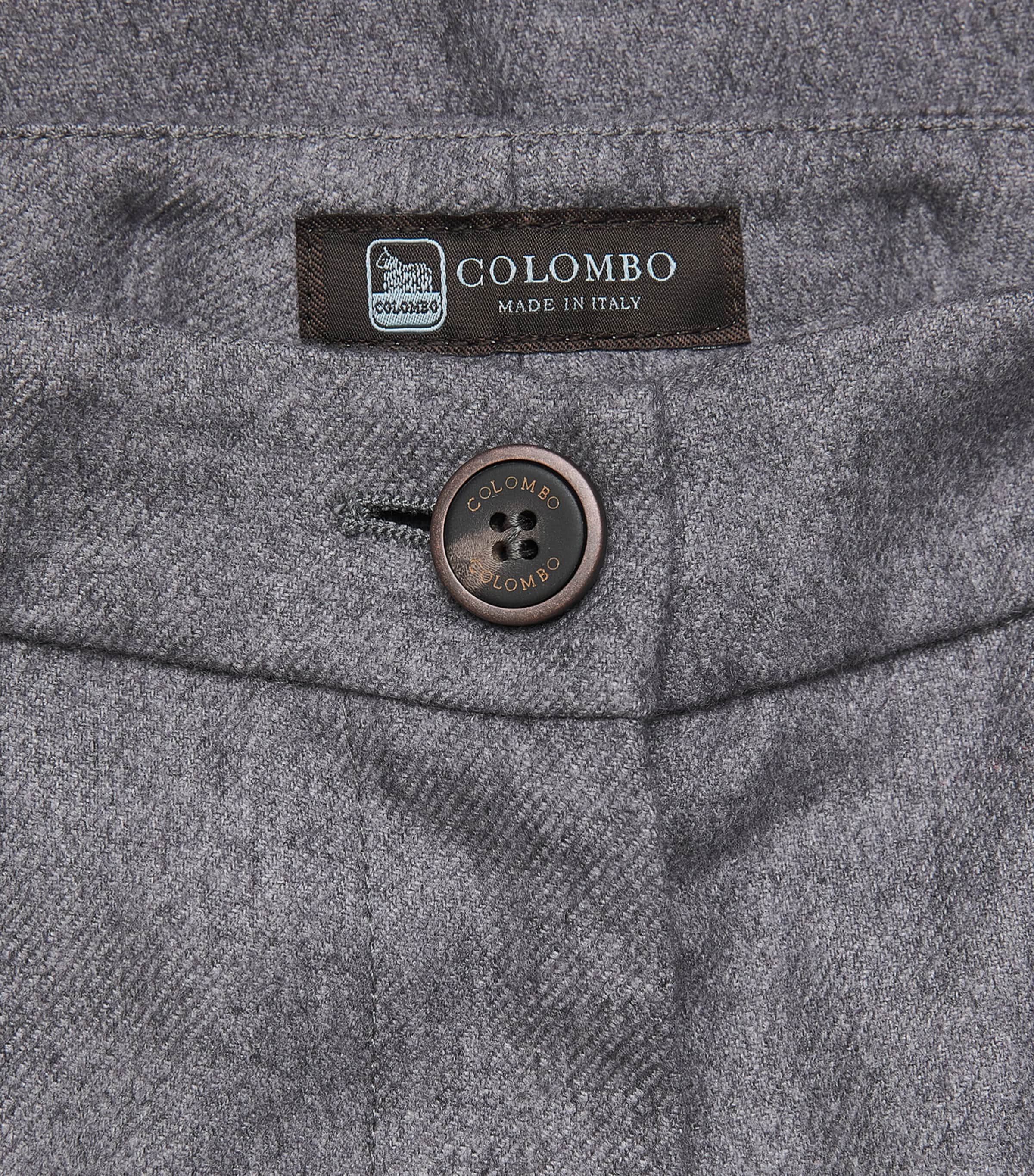 Colombo Womens Cashmere Straight Trousers Grey Image 6