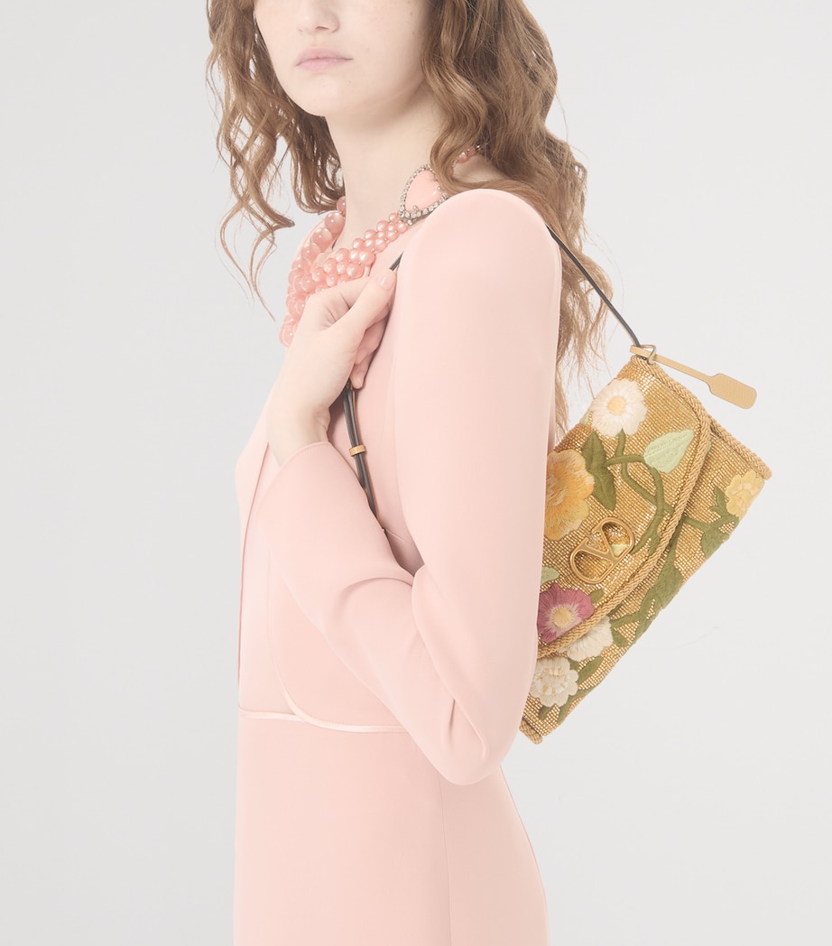 Small Embroidered DeVain Shoulder Bag DLB Image 7