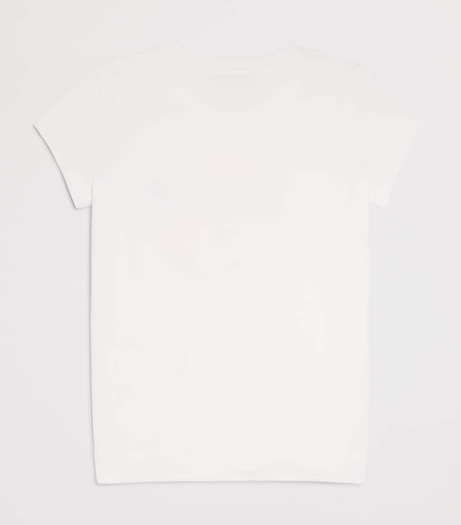 Monnalisa Stretch-Cotton Yorkshire Terrier T-Shirt (2-12 Years) Optical White Image 2