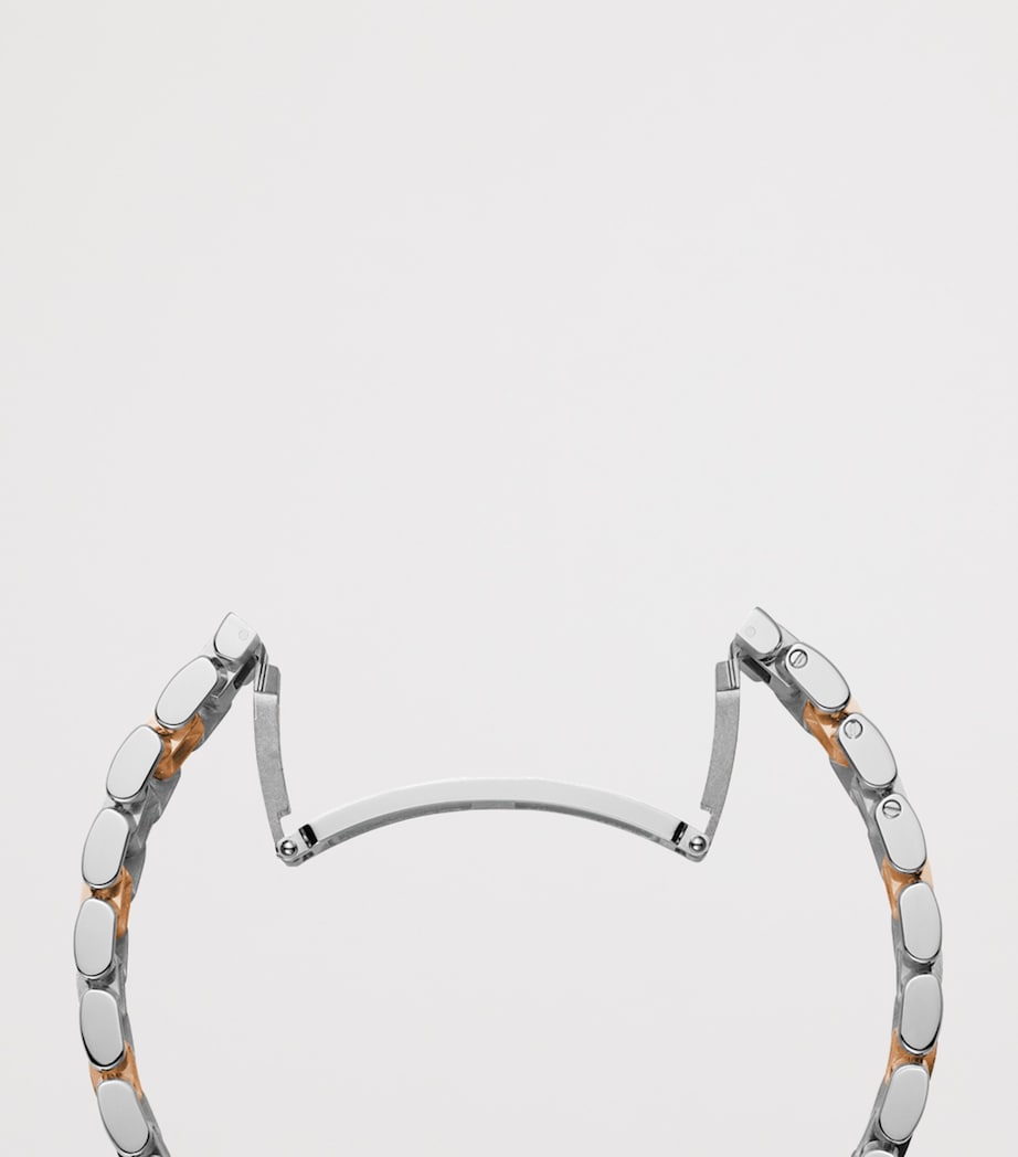 Stainless Steel, Rose Gold and Diamond Happy Sport Watch 36mm ROSE GOLD/STAINLESS Image 5