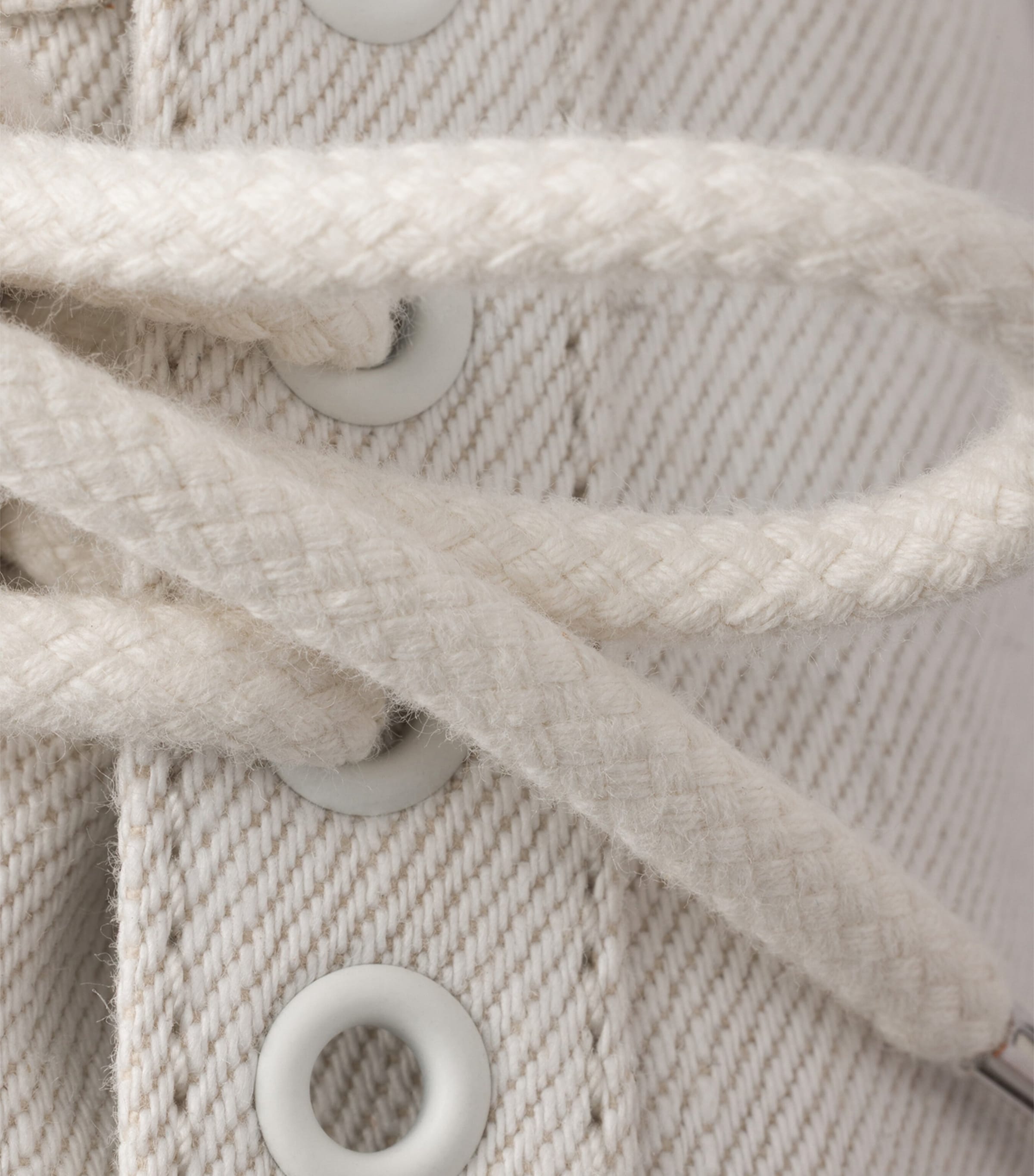 Prada Denim Collapse Sneakers White Image 8