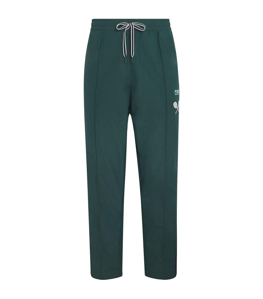 x Wimbledon Shell Track Pants MOSS AGATE/RFND NVY Image 1