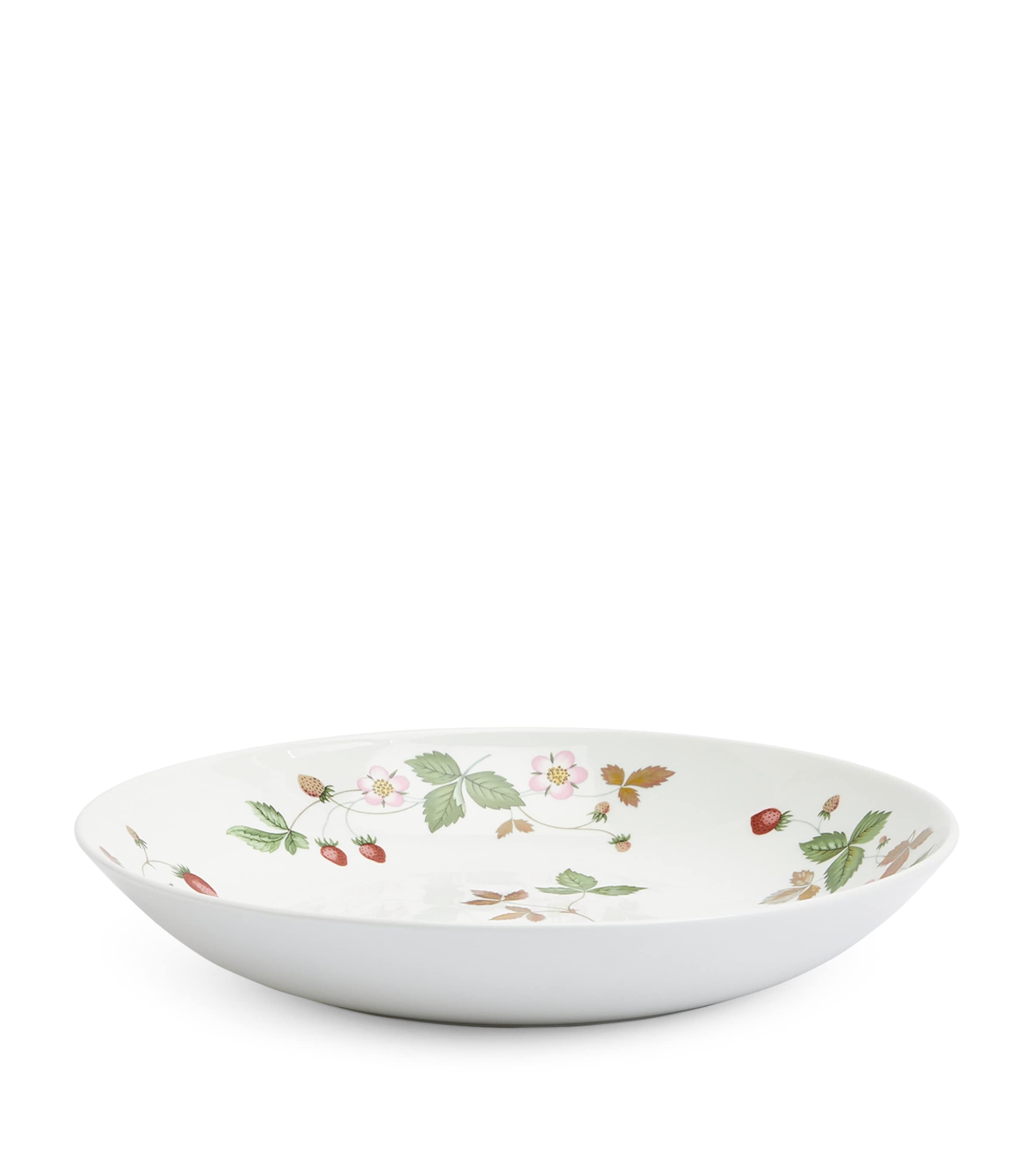 Wedgwood Wild Strawberry Floral-pattern Bone-china Coupe Bowl 25cm